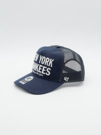 HITCH Contemporary New York Yankees Trucker Snapback Navy