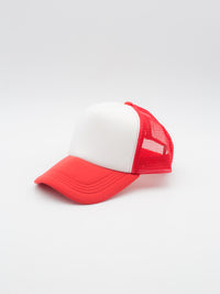 Detroit 1/2 Foam Trucker White/Red