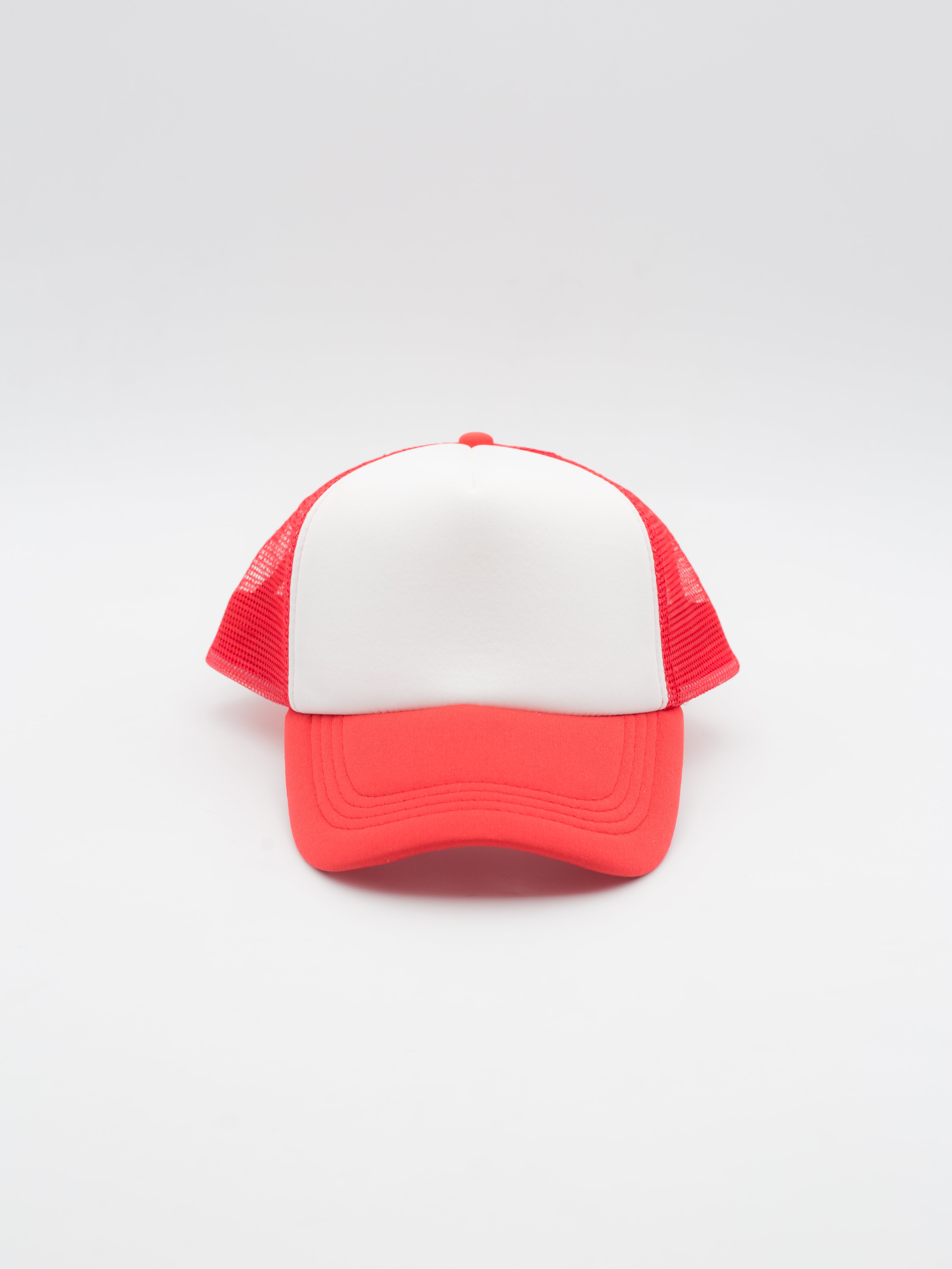 Detroit 1/2 Foam Trucker White/Red