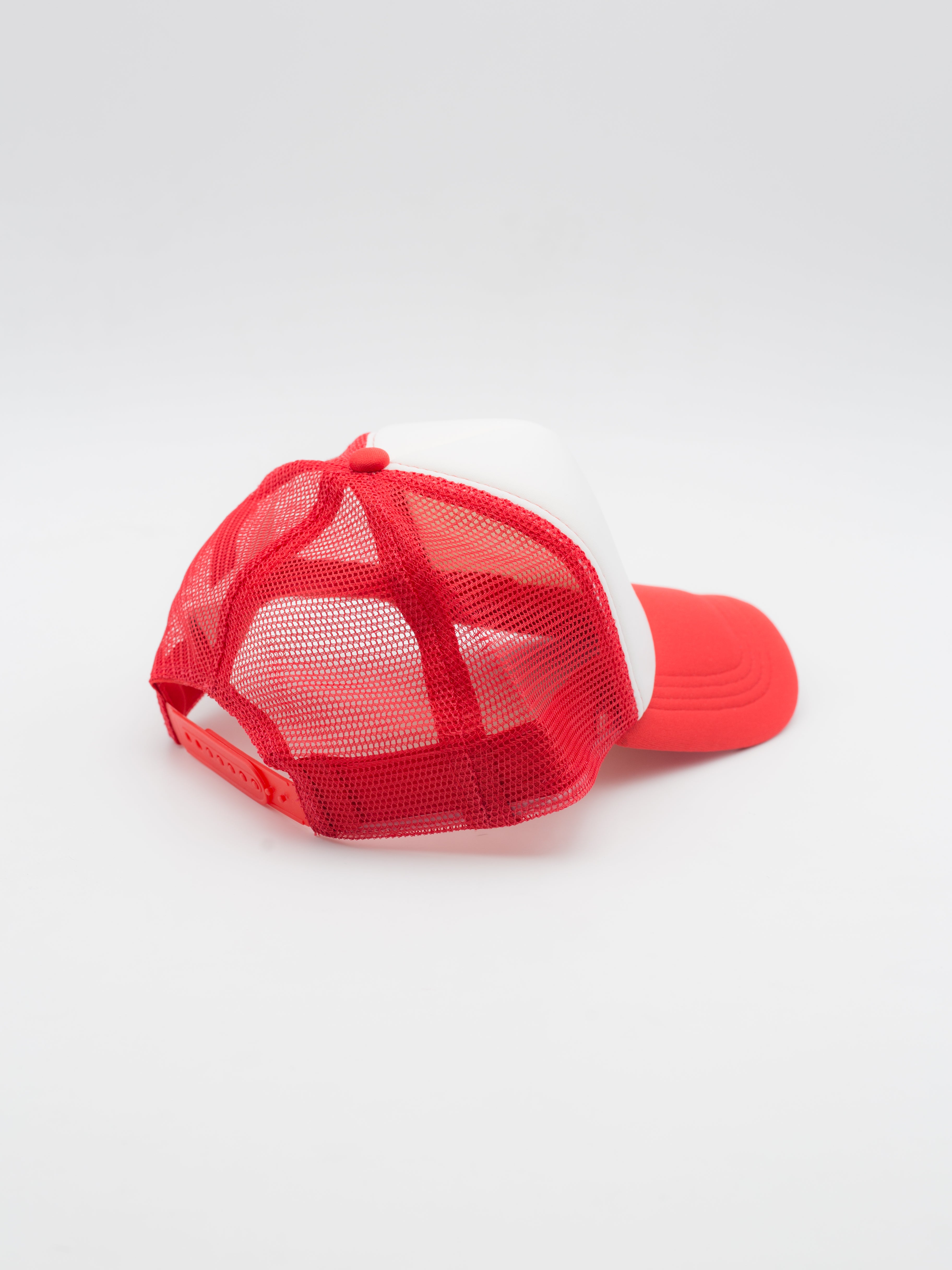 Detroit 1/2 Foam Trucker White/Red
