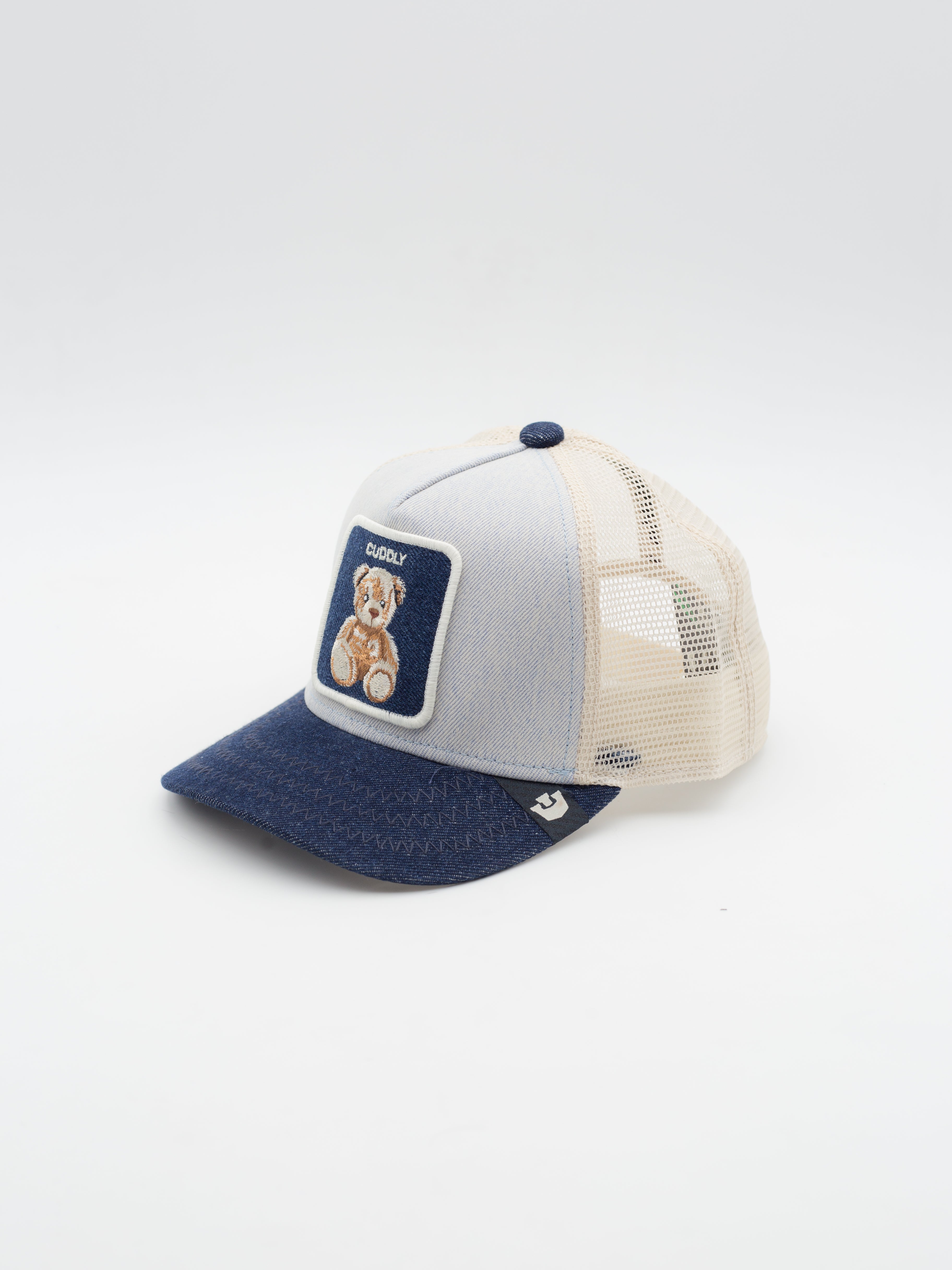 Denim Cuddly Mini Trucker Denim/Beige Kids