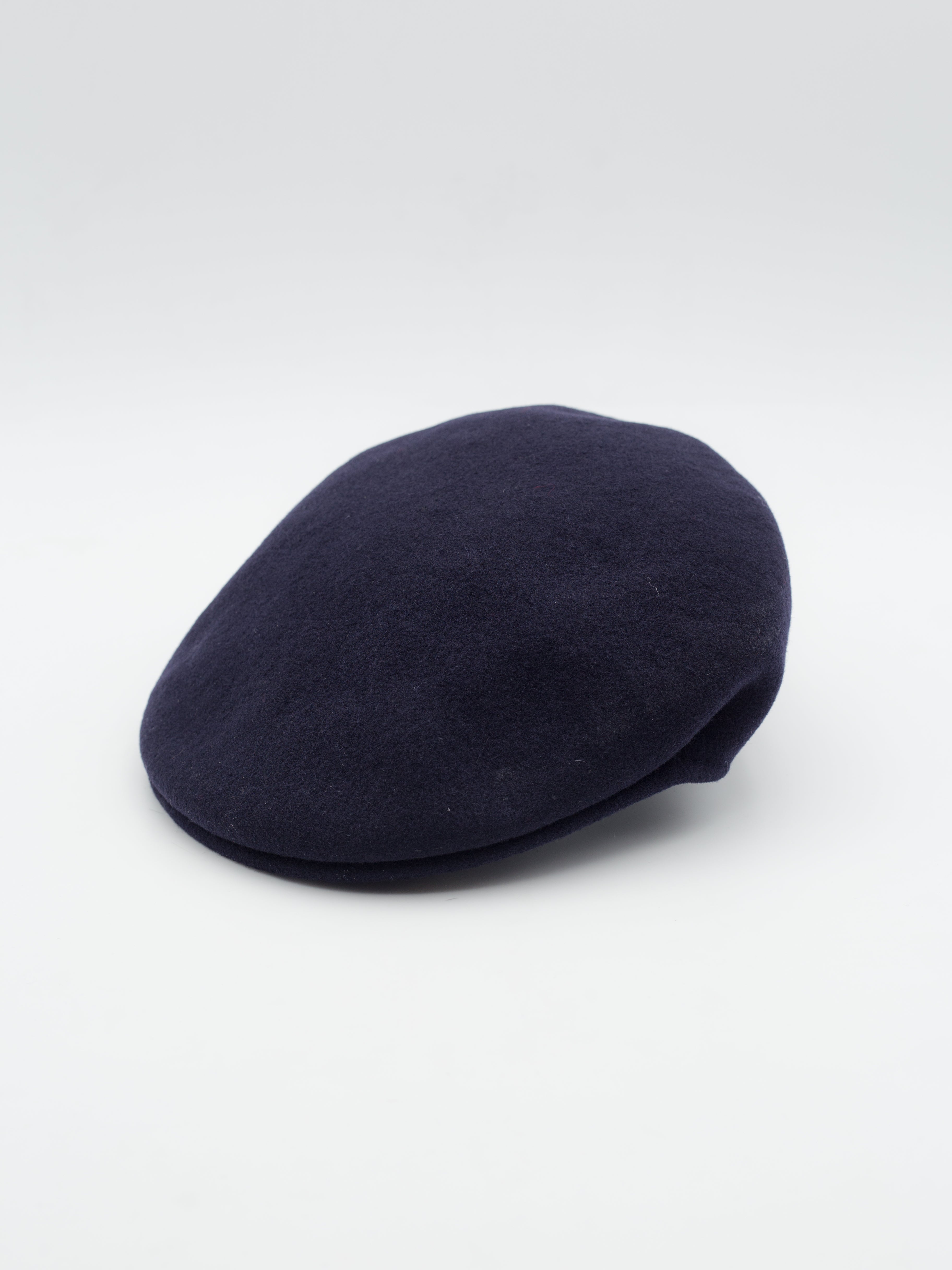 Casquette en laine 504 noire