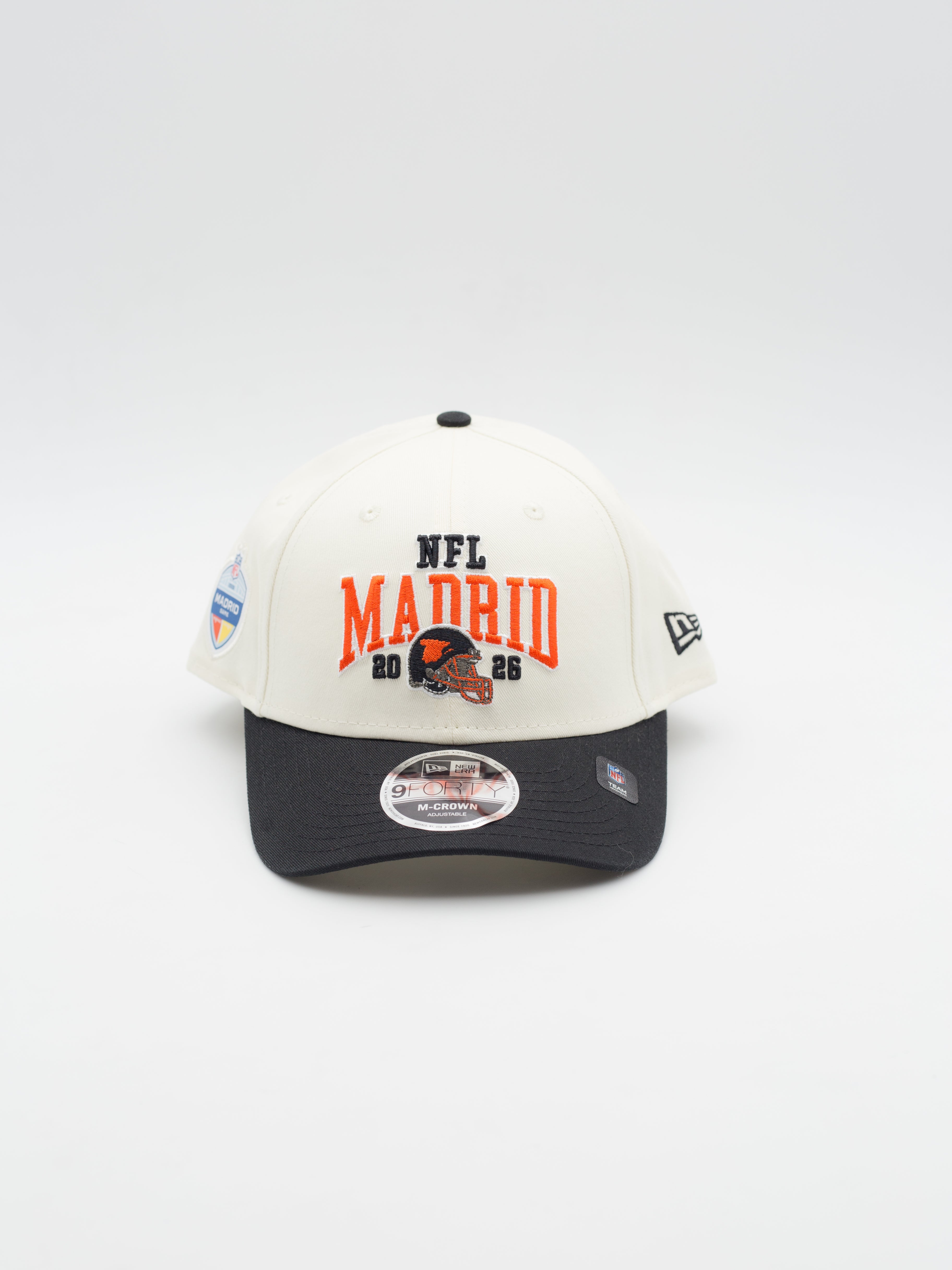 9FORTY M-Crown NFL Madrid Game Cincinnati Bengals Beige/Black