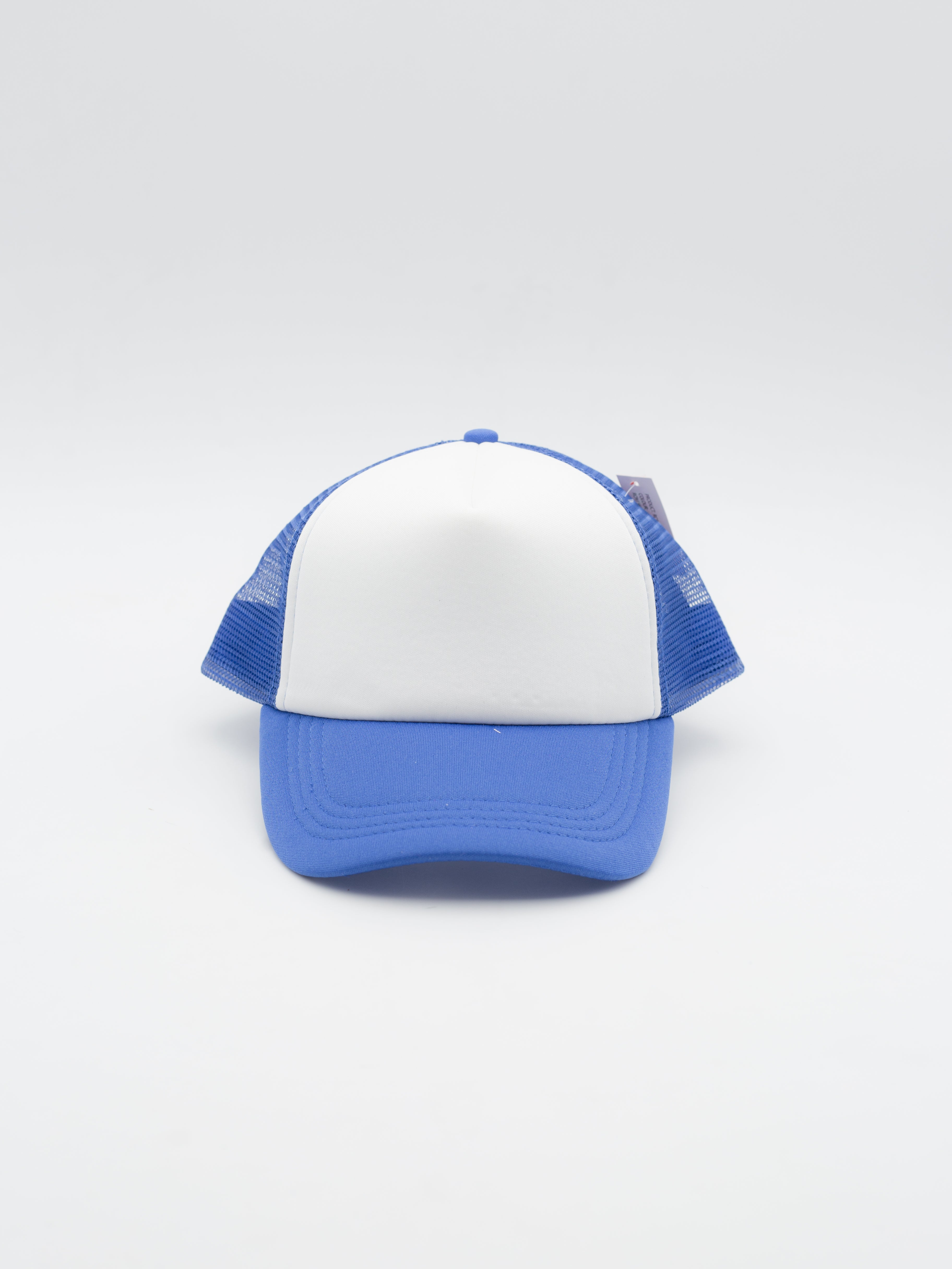 Detroit 1/2 Foam Trucker White/Royal Blue