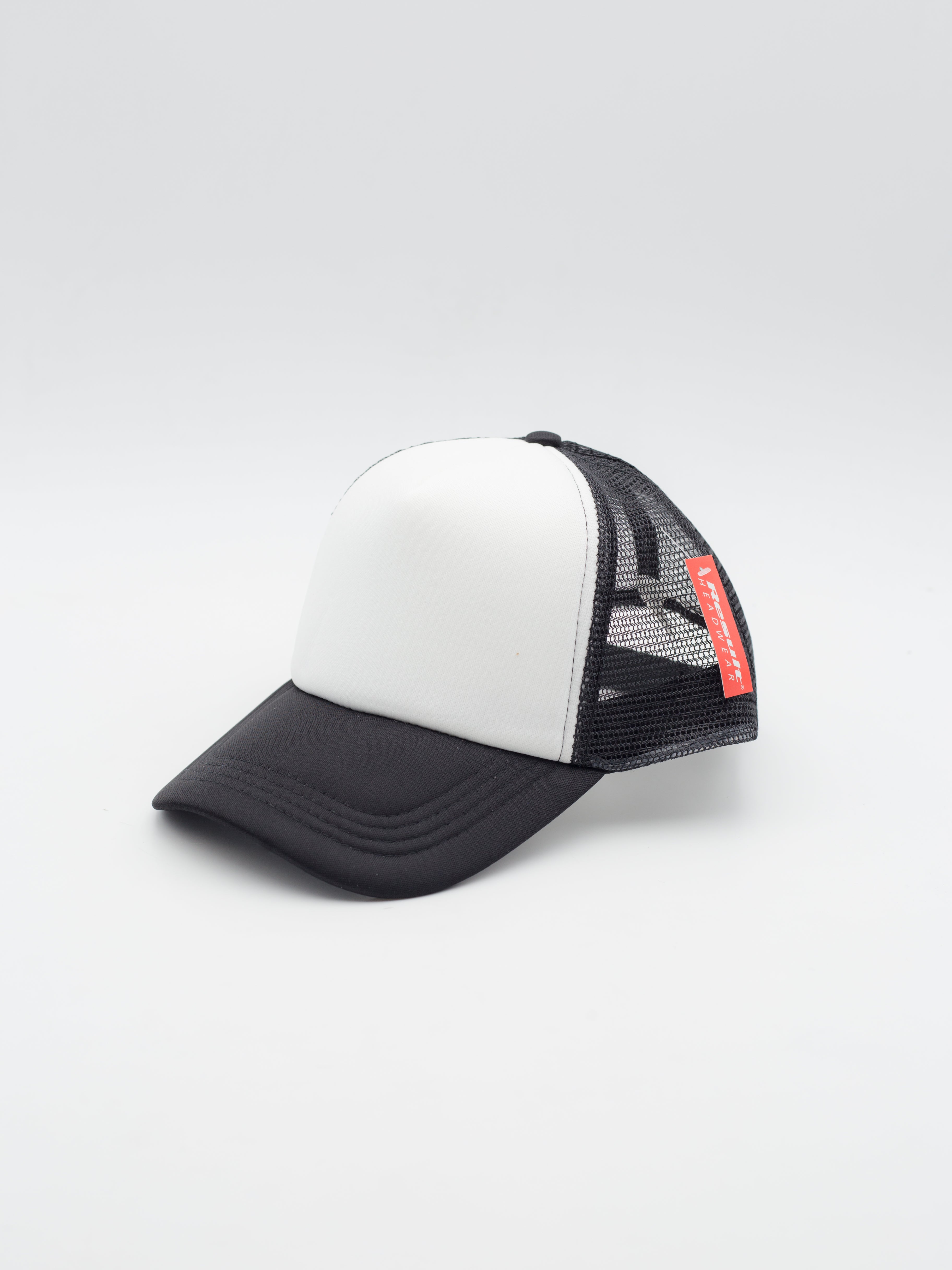 Detroit 1/2 Foam Trucker Black/White