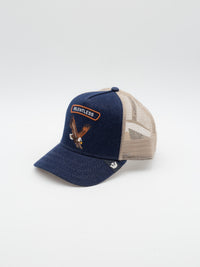 Relentless Denim Rocker Trucker Denim/Beige