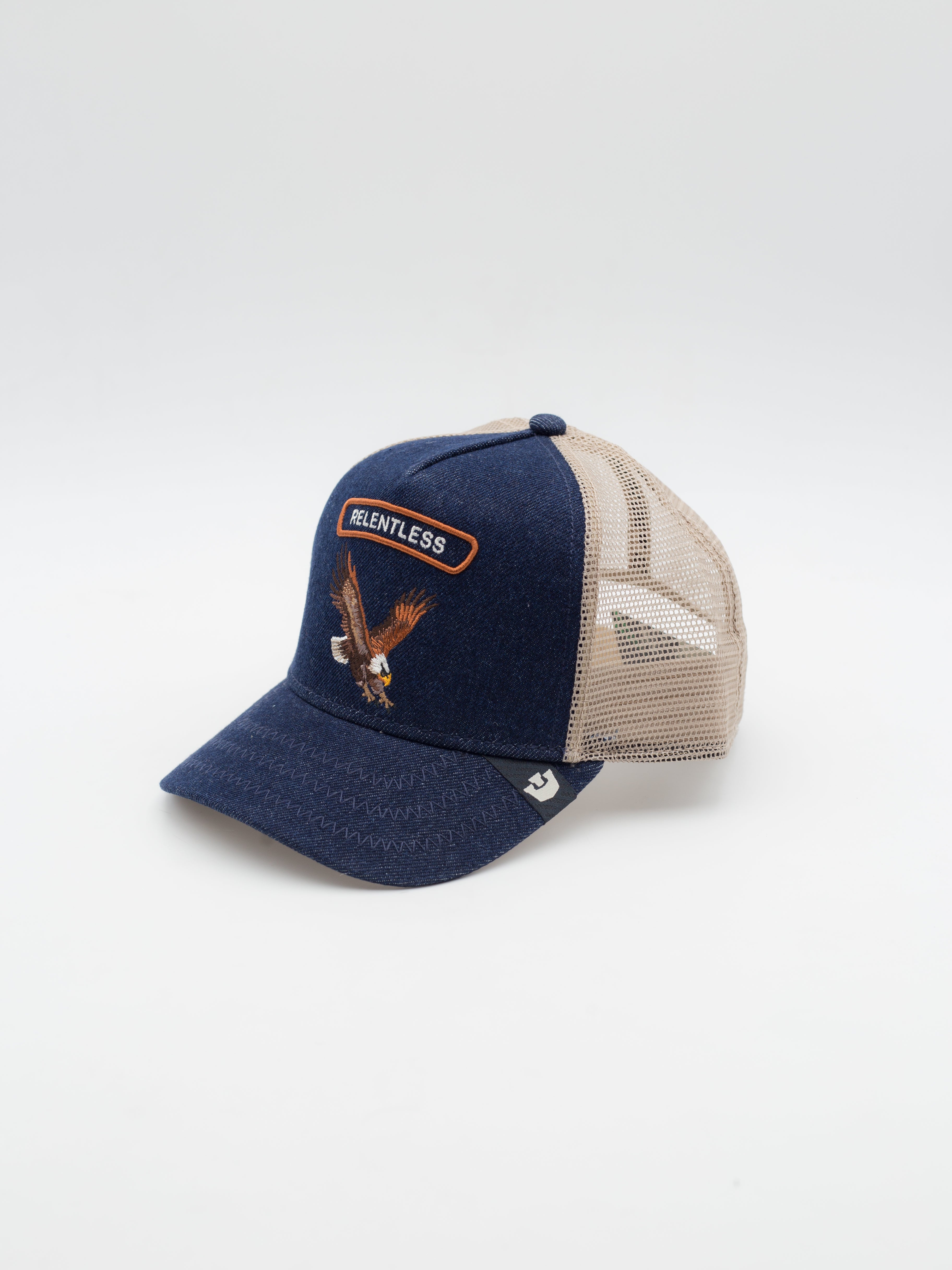Relentless Denim Rocker Trucker Denim/Beige
