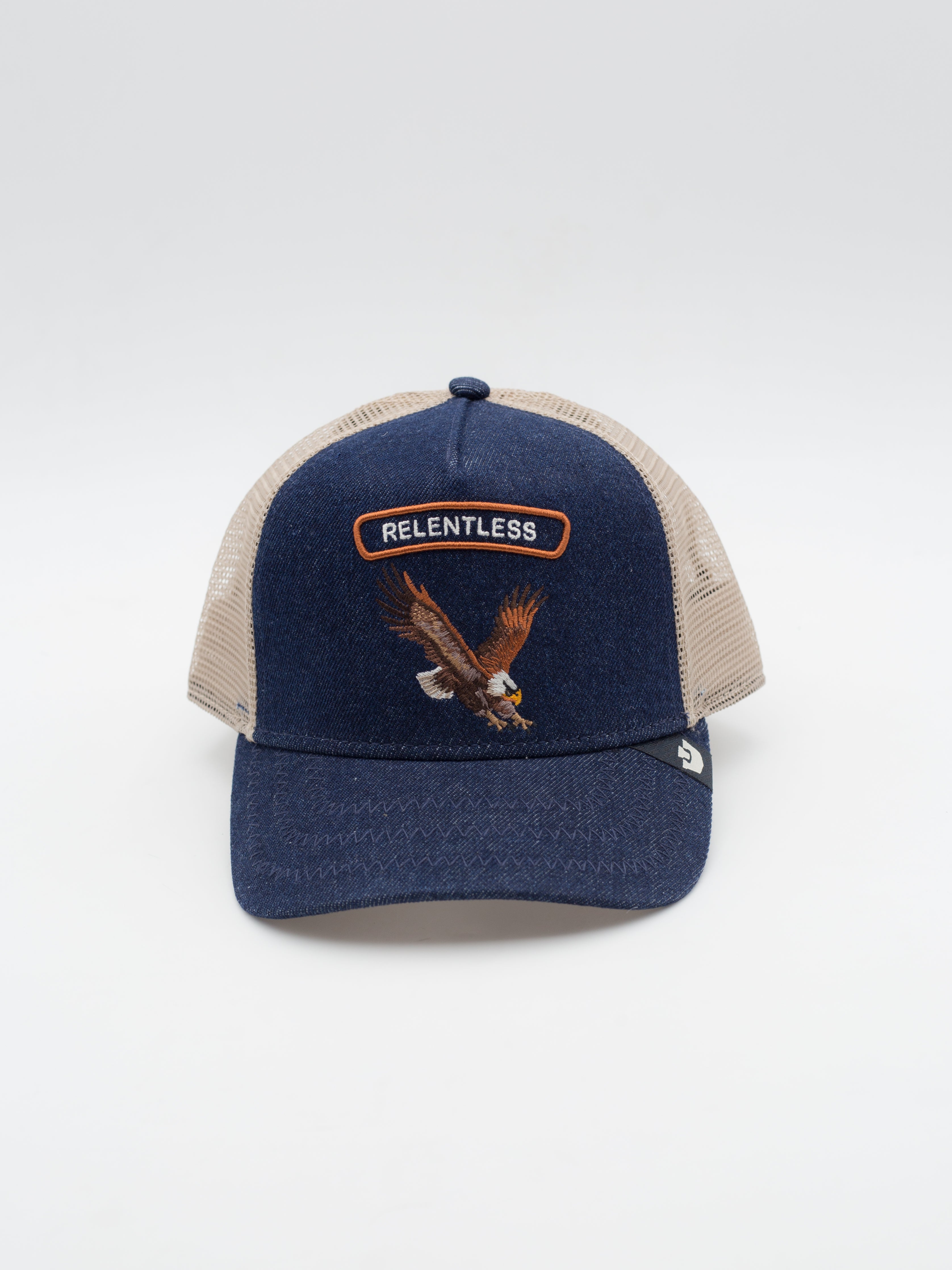 Relentless Denim Rocker Trucker Denim/Beige