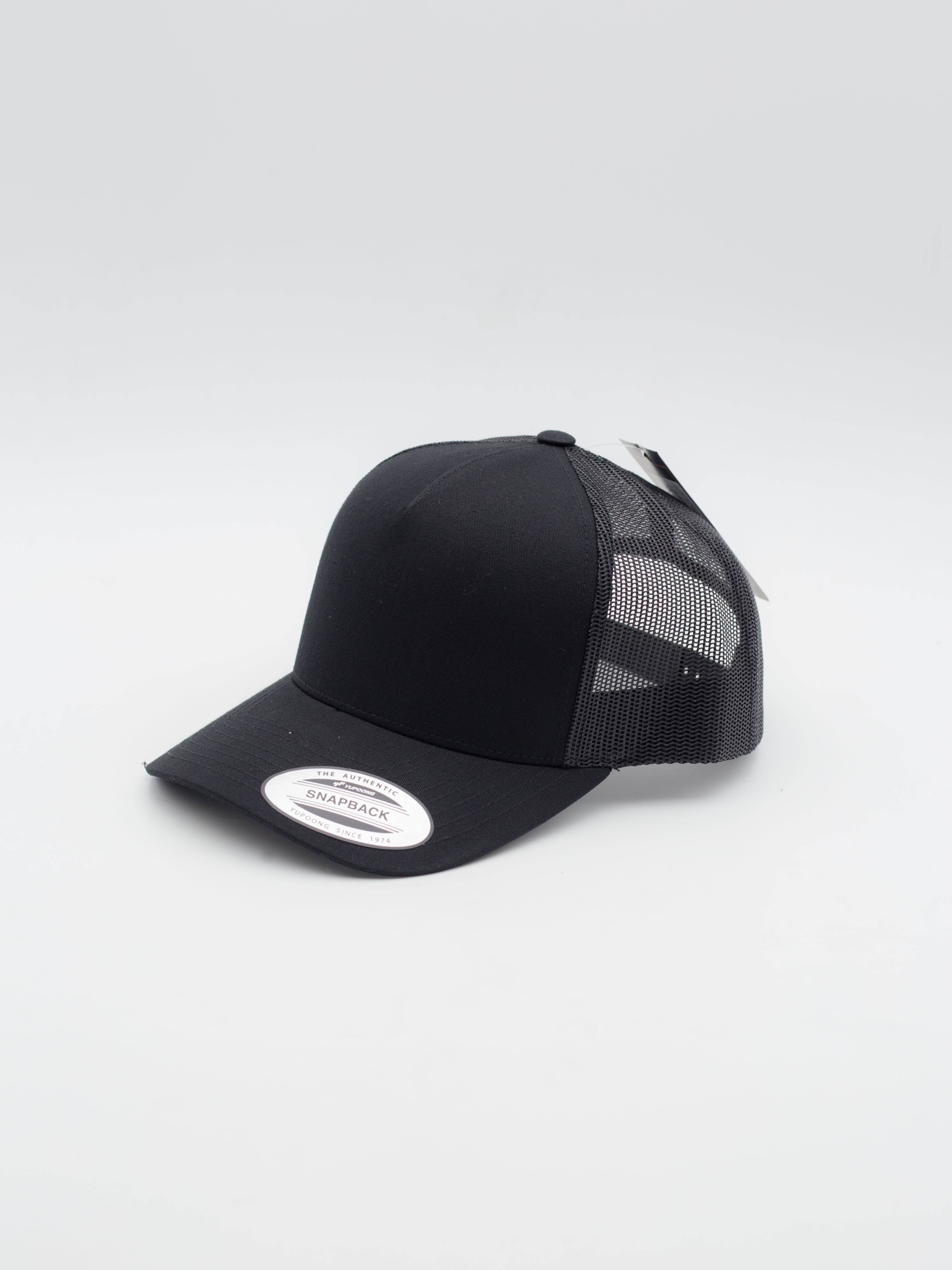 5-Panel Retro Trucker Black/Black