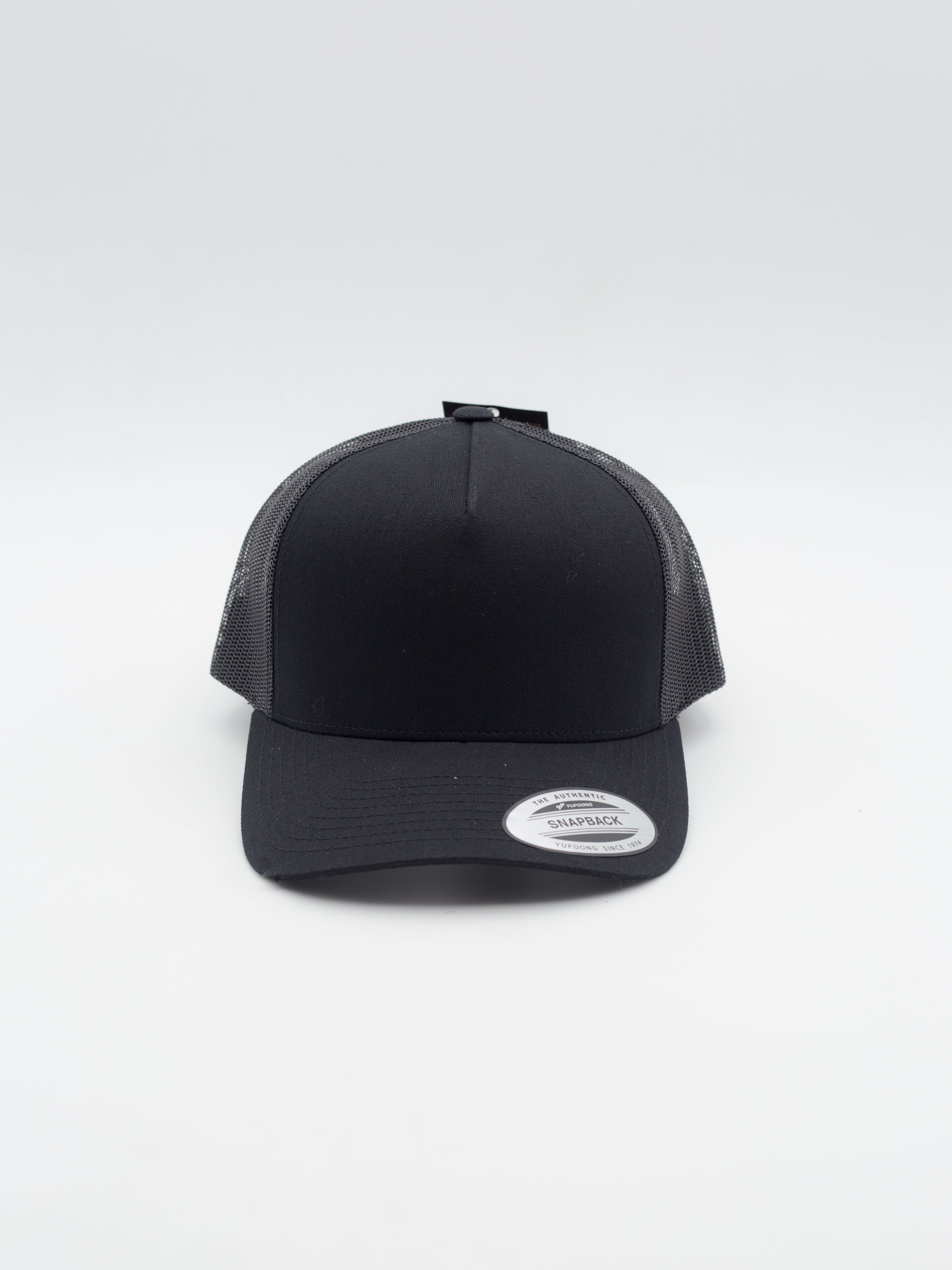 5-Panel Retro Trucker Black/Black