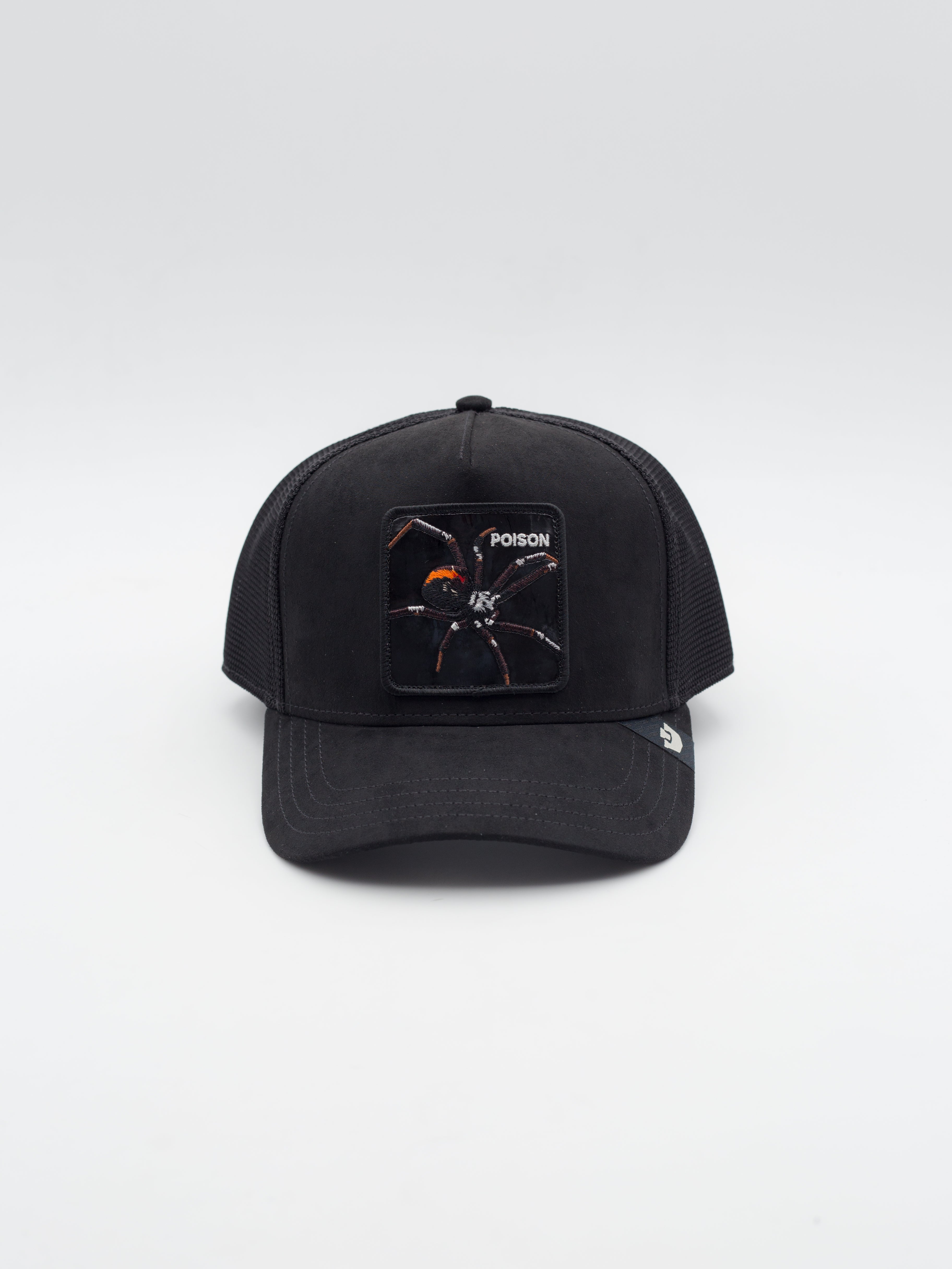 Black Out Spider Trucker Black