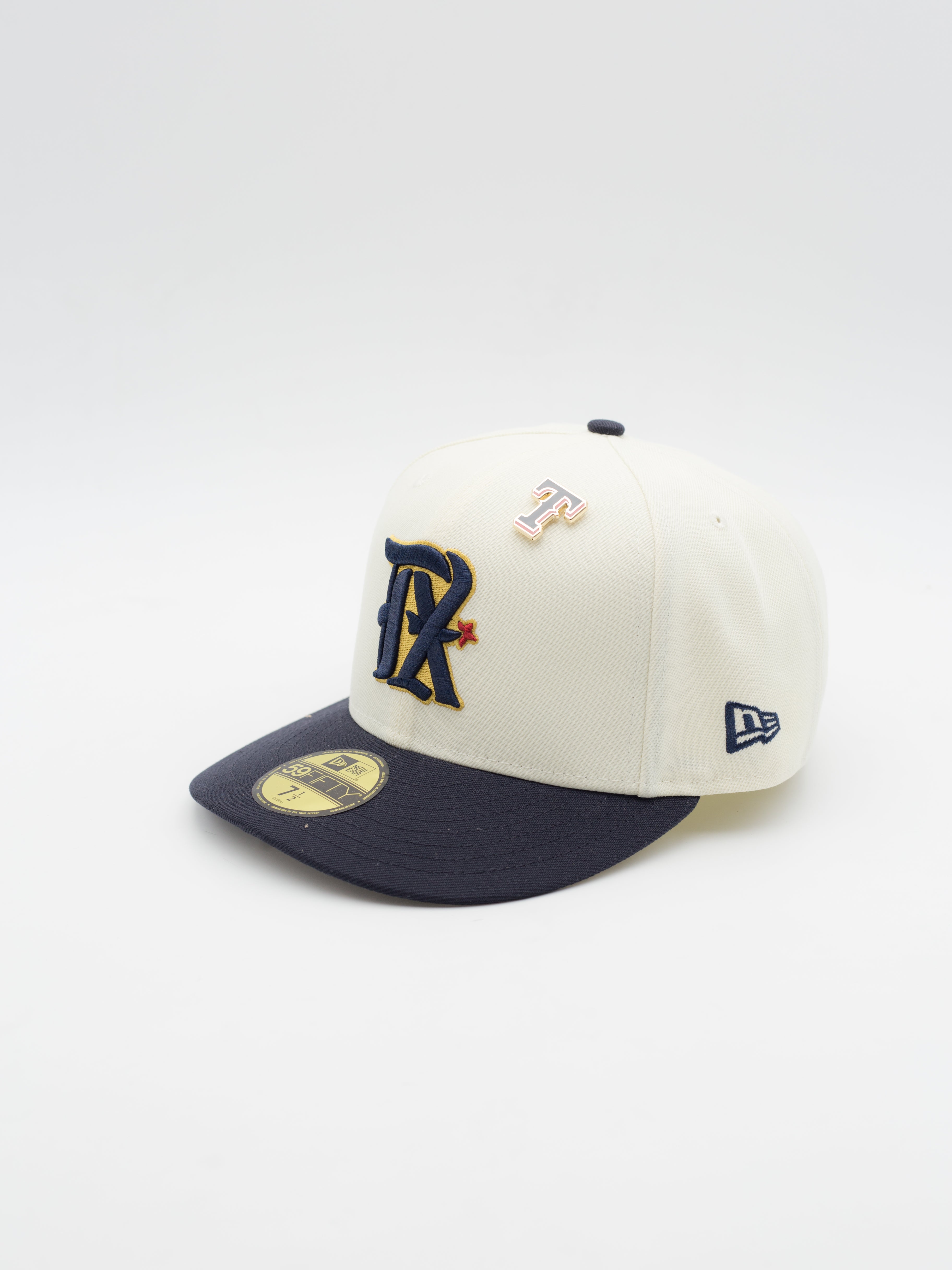 59FIFTY MLB Pin Texas Rangers Cream/Navy