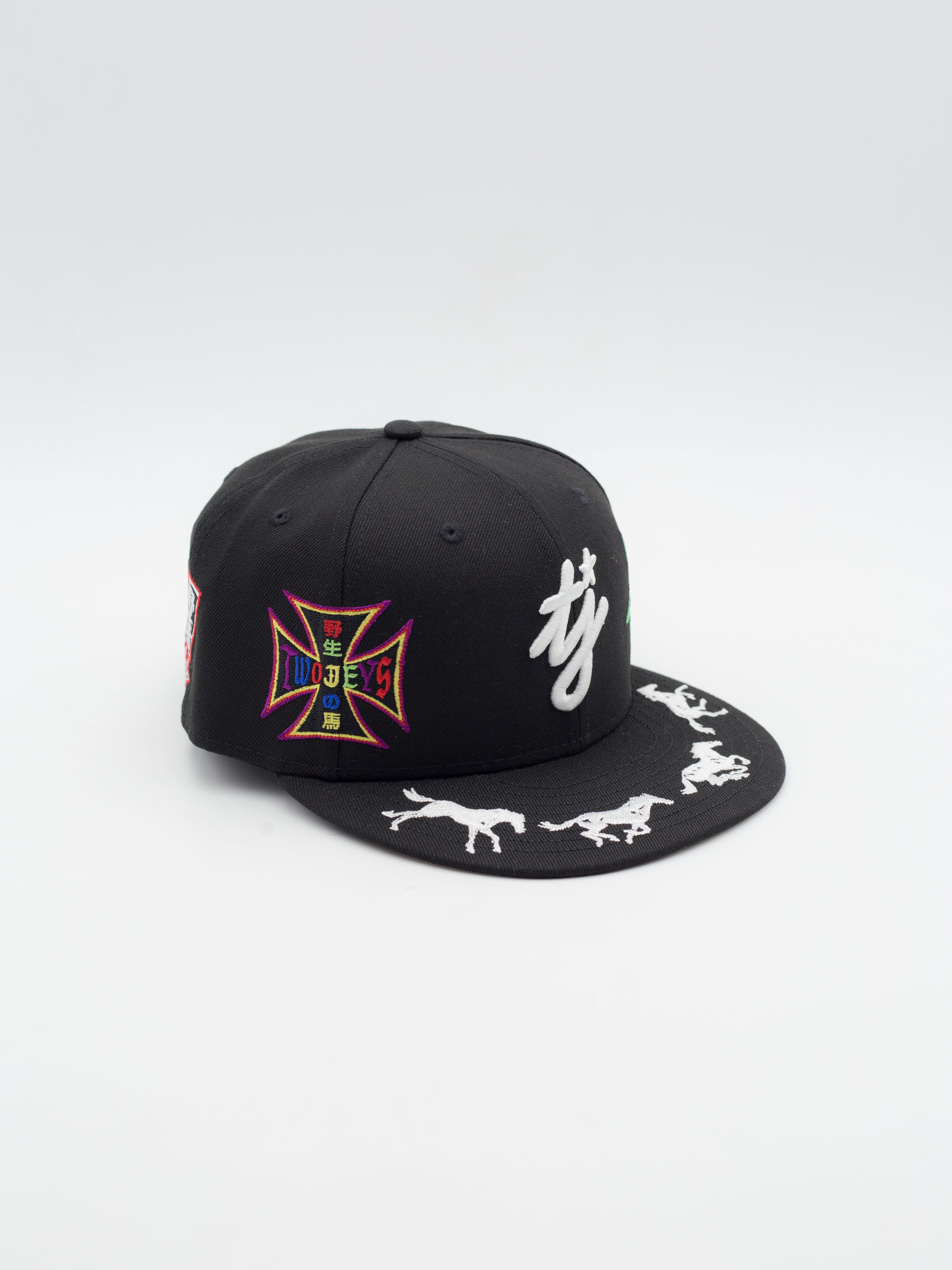 59FIFTY TJ Embroidery Two Jeys x New Era Black