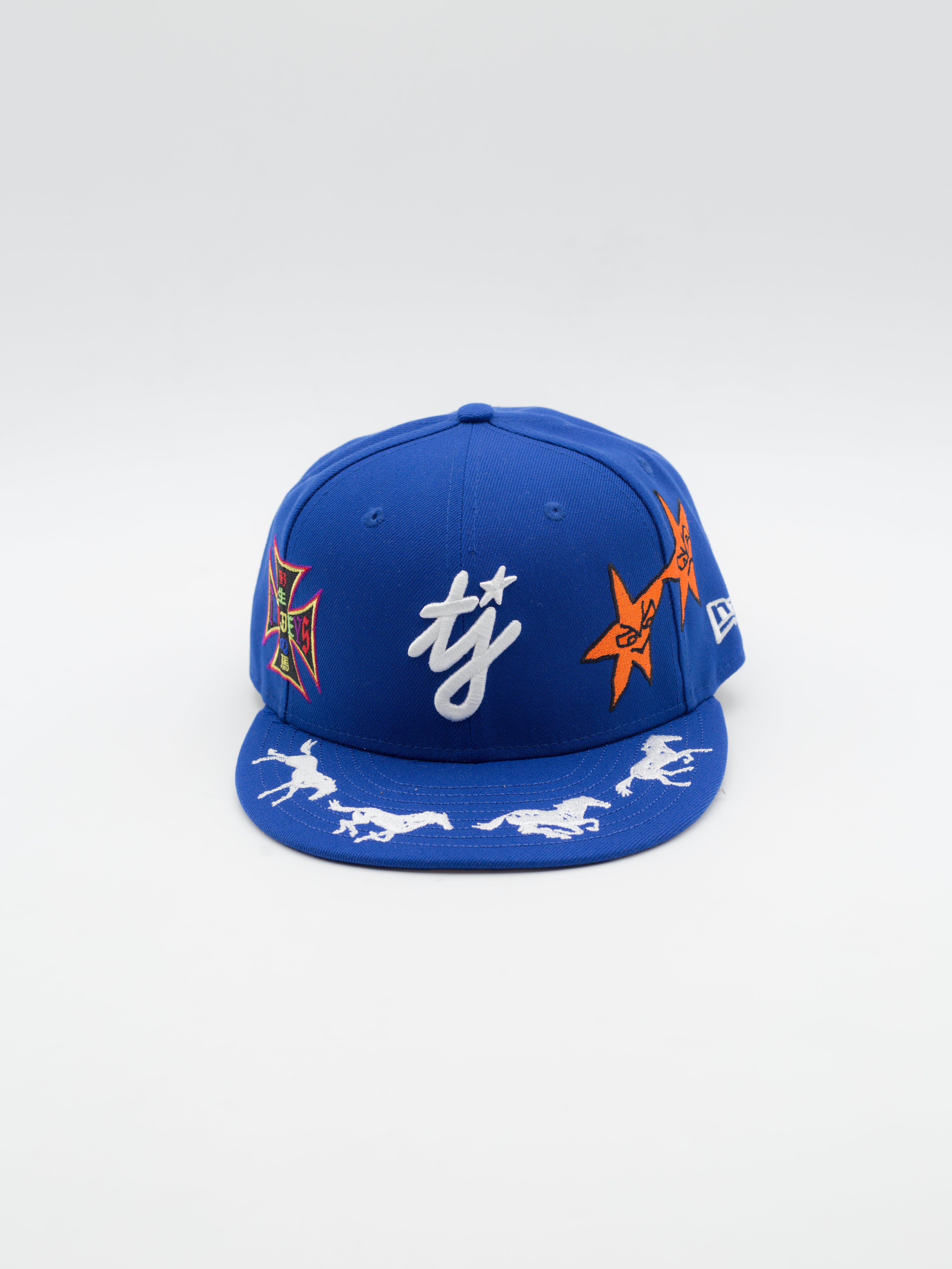 59FIFTY TJ Embroidery Two Jeys x New Era Blue