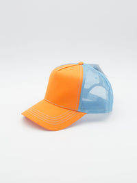 High Profile Trucker Orange/Blue