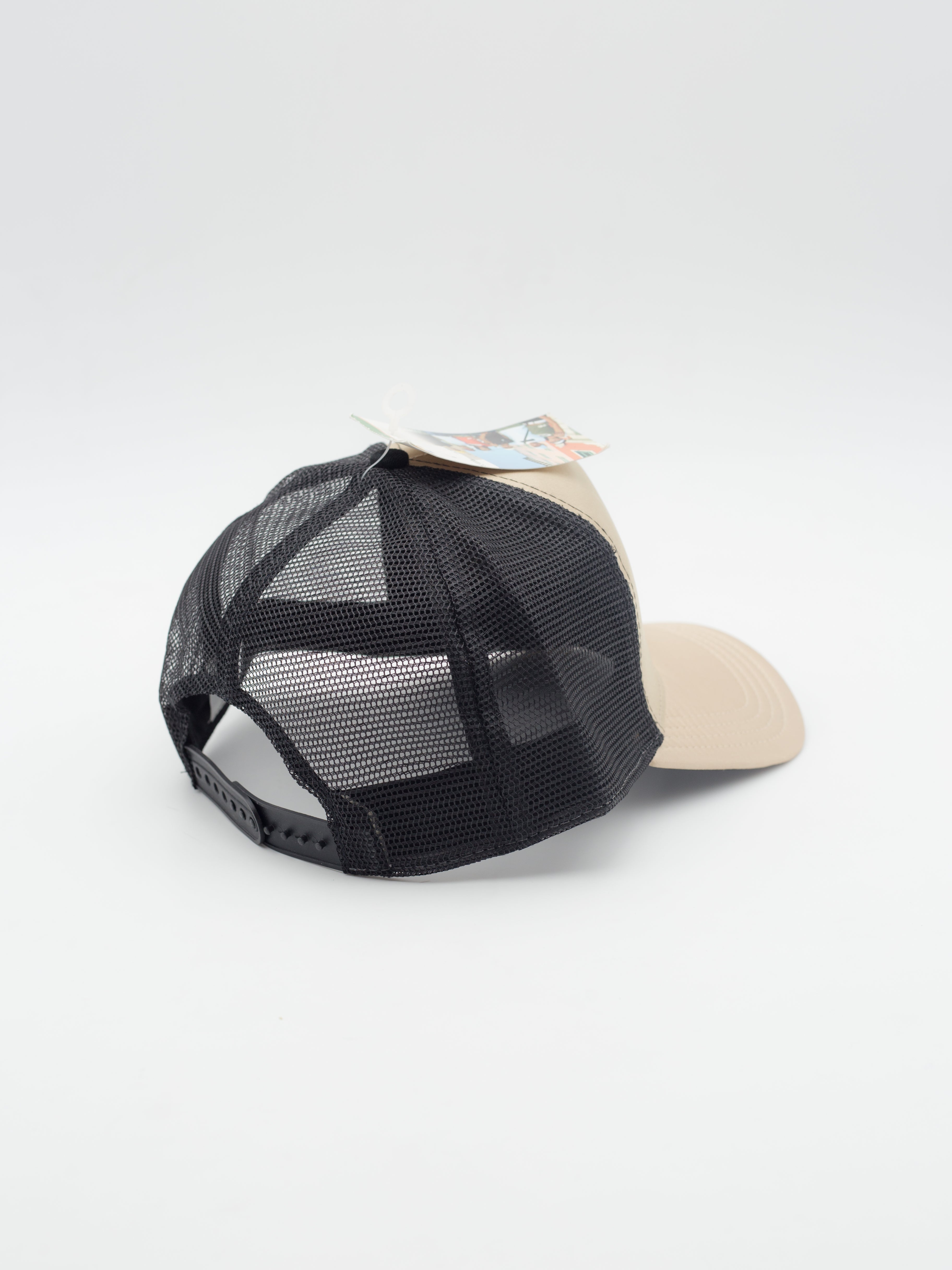 High Profile Trucker Satin Champagne/Black