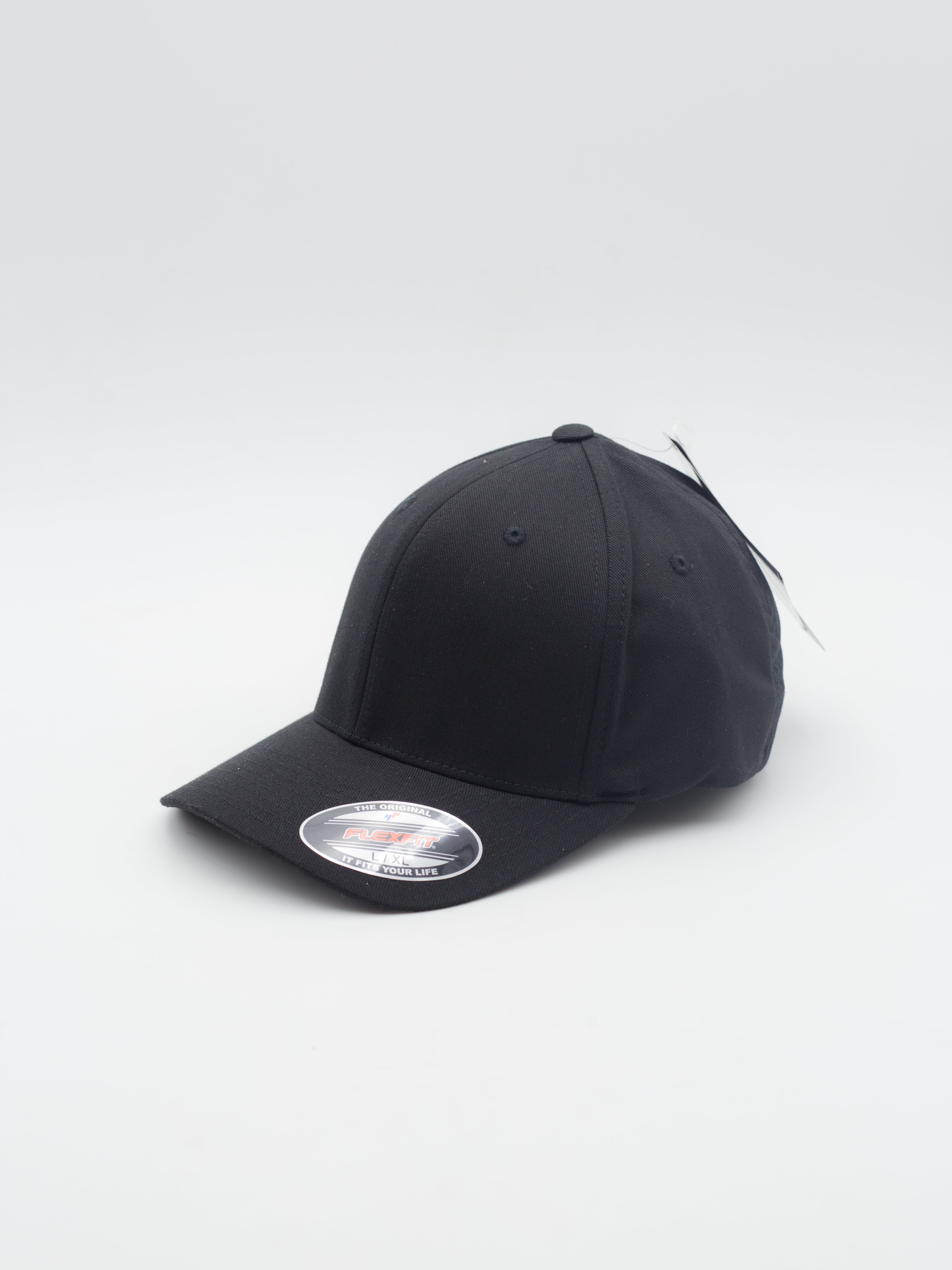 Wooly Combed 6 Panel Black