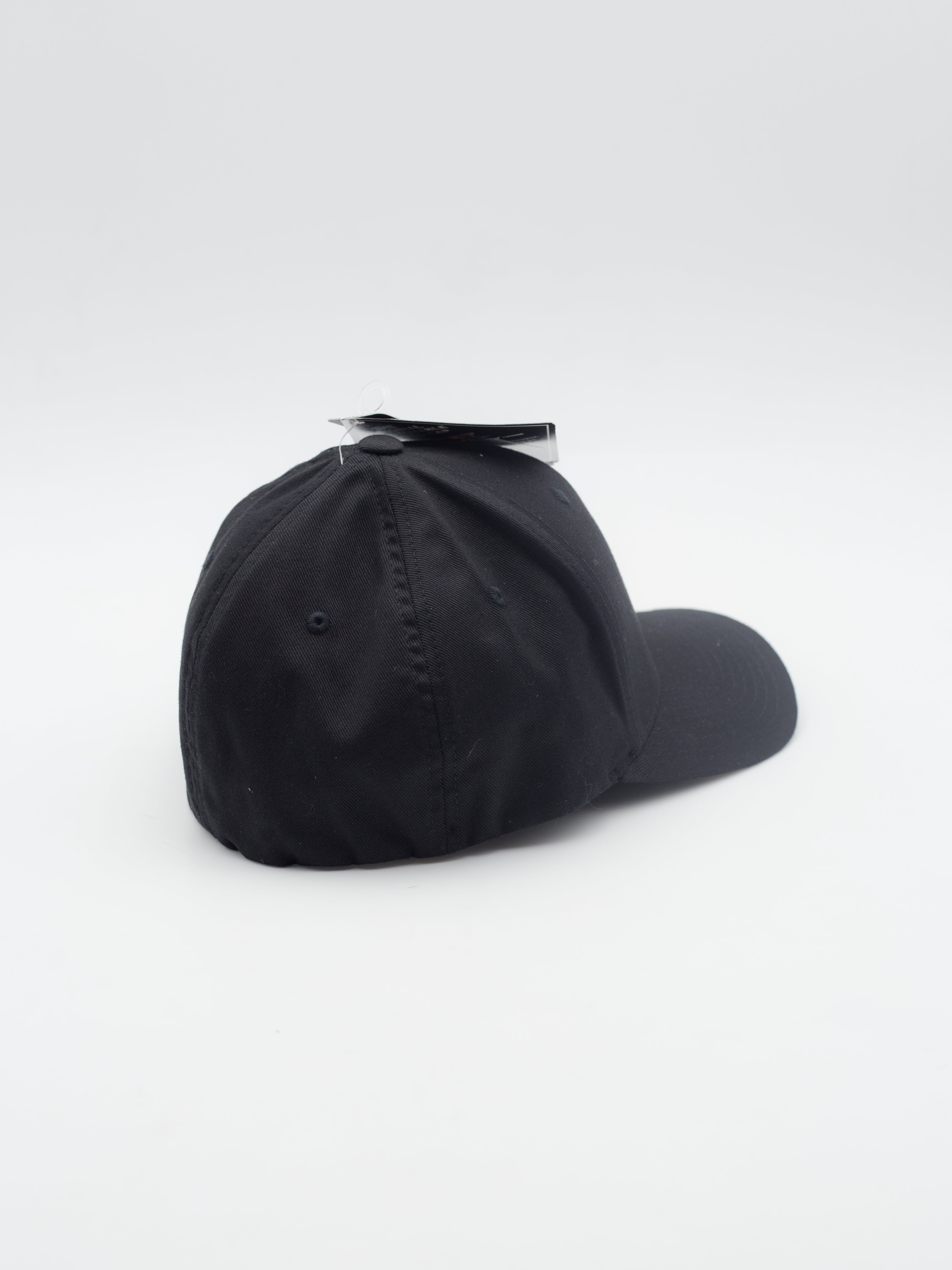 Wooly Combed 6 Panel Black