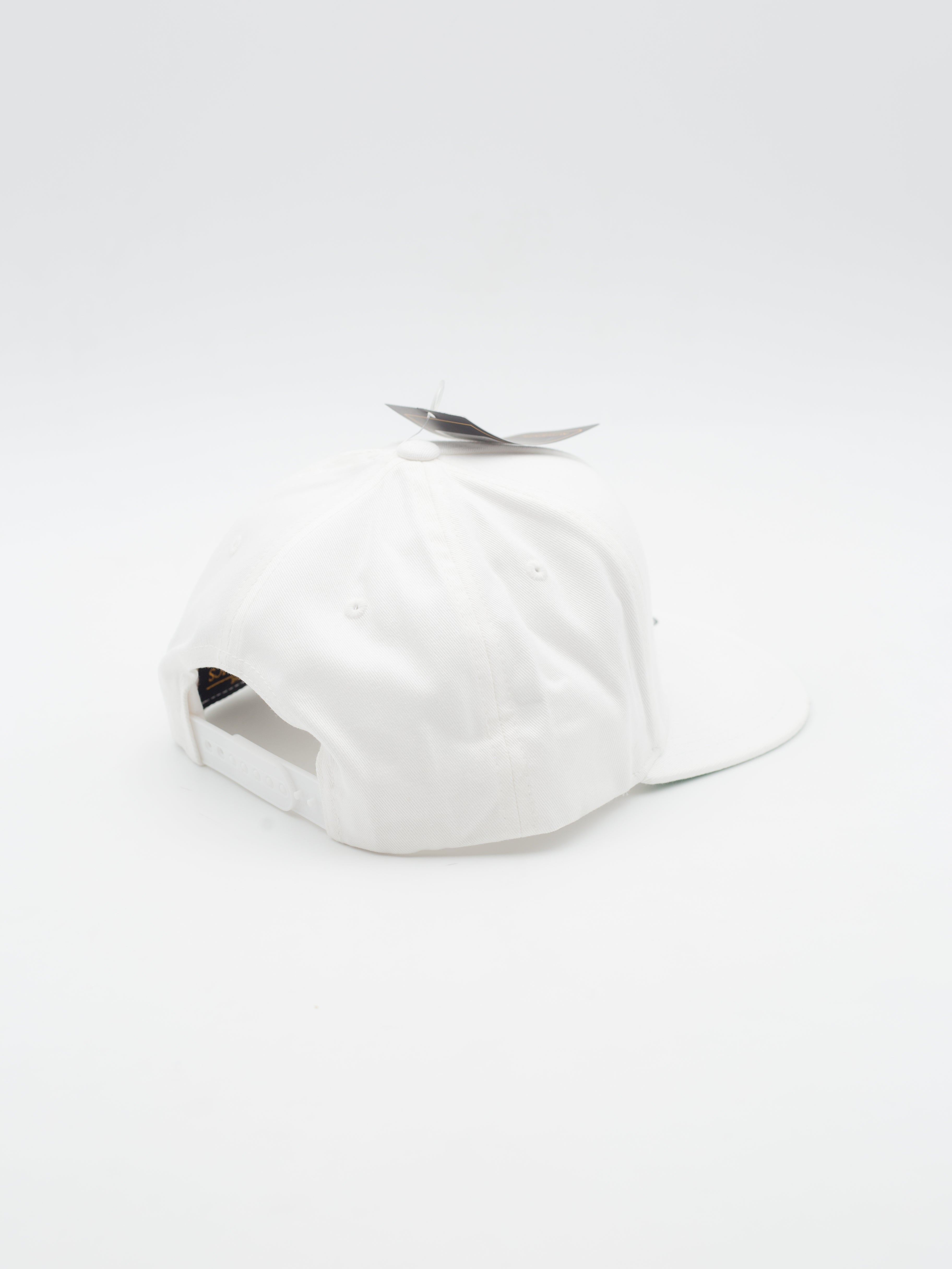 Classic 5 panel Snapback White