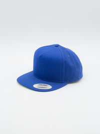 Classic 5 panel Snapback Royal Blue