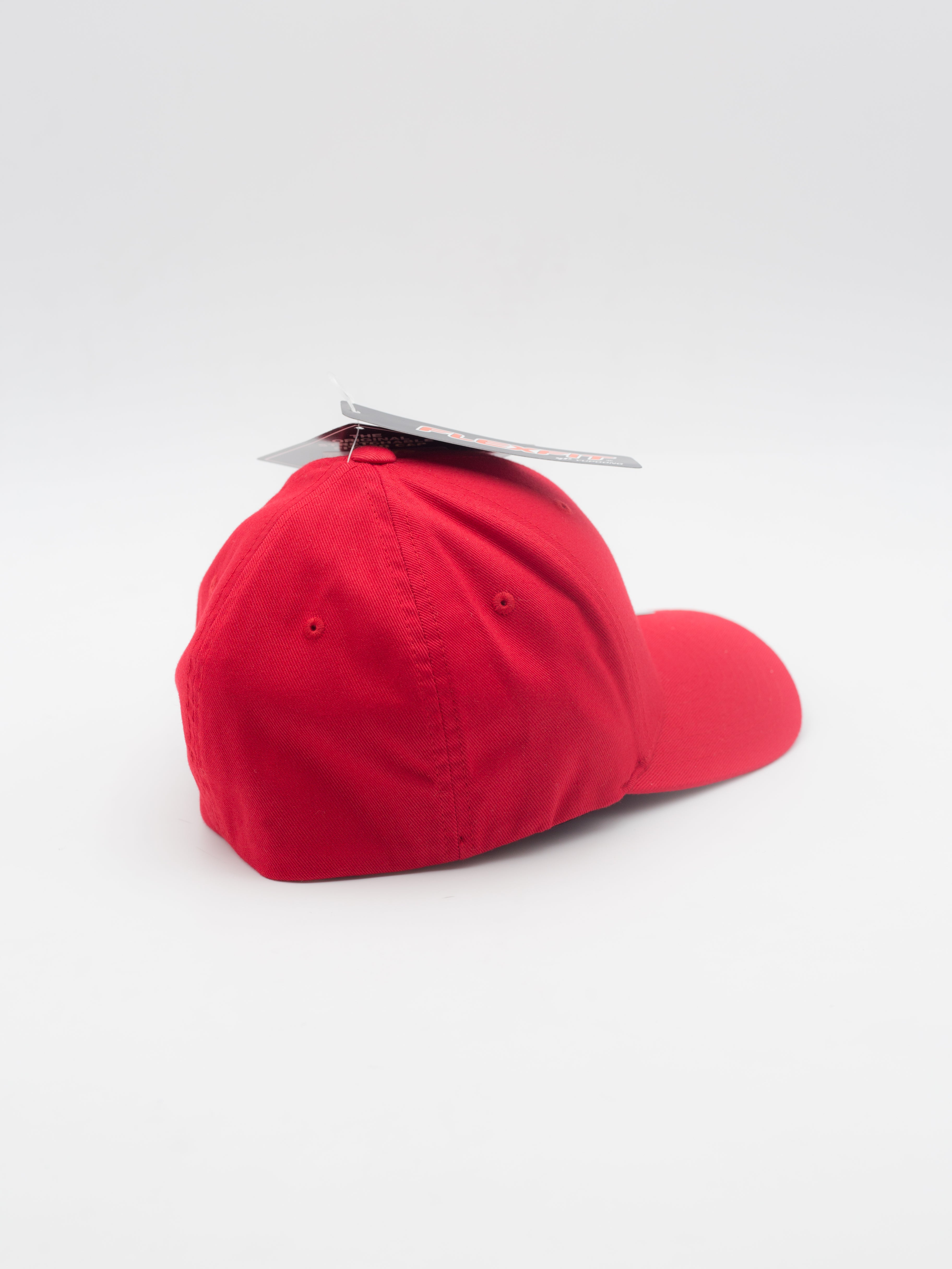Wooly Combed 6 Panel Red