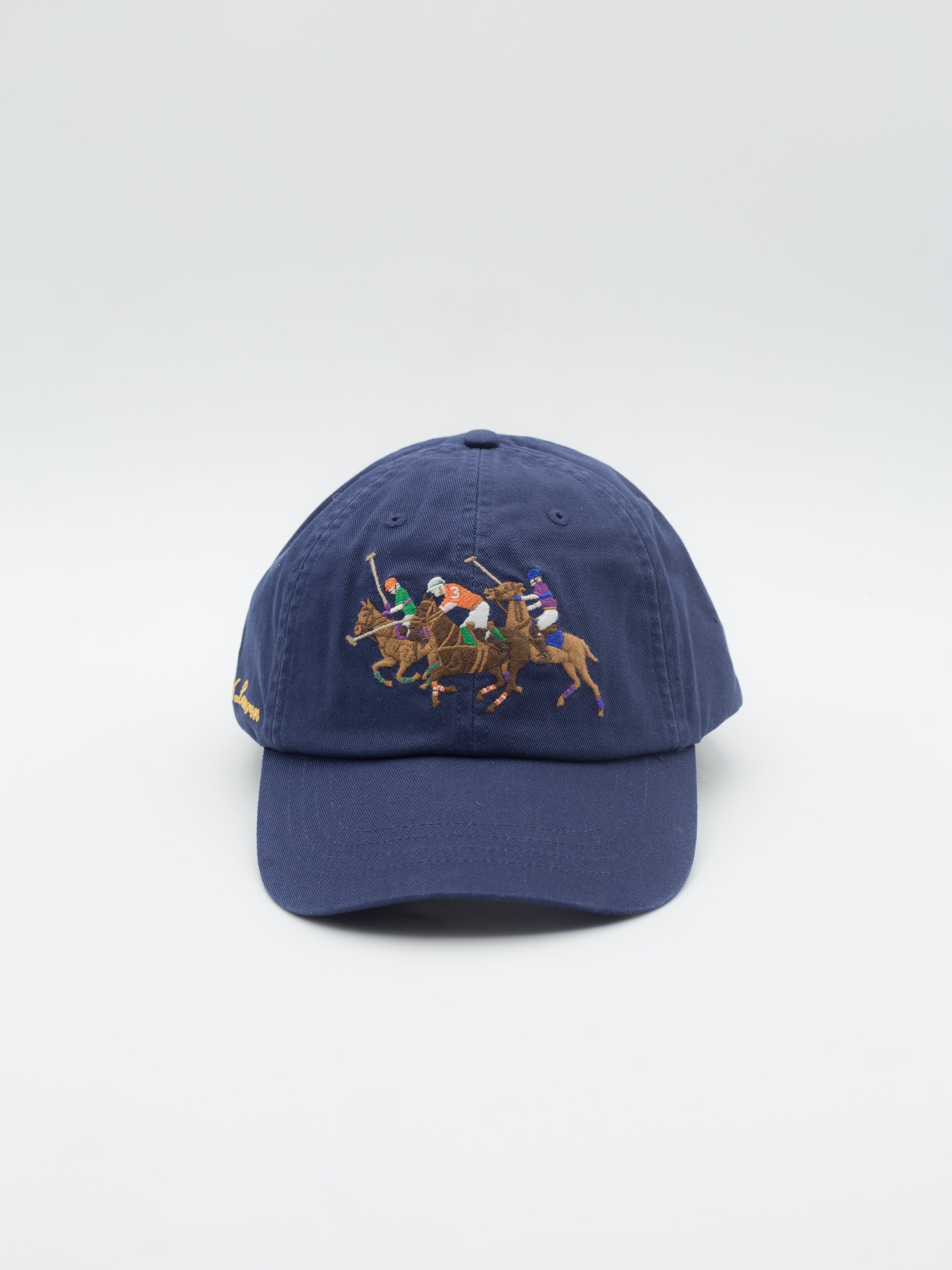 Classic Sport Cap Triple Caballo Navy