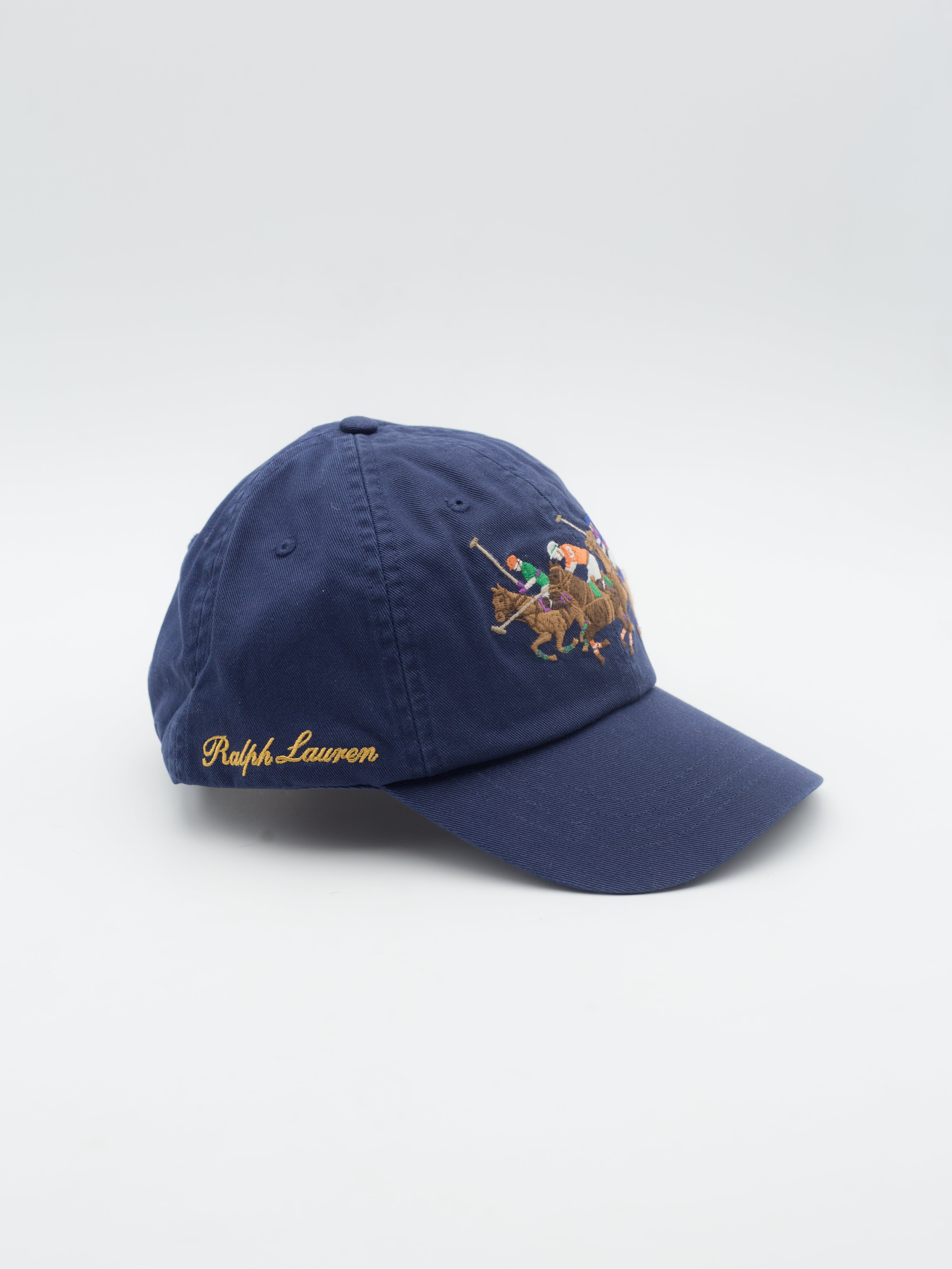 Classic Sport Cap Triple Caballo Navy