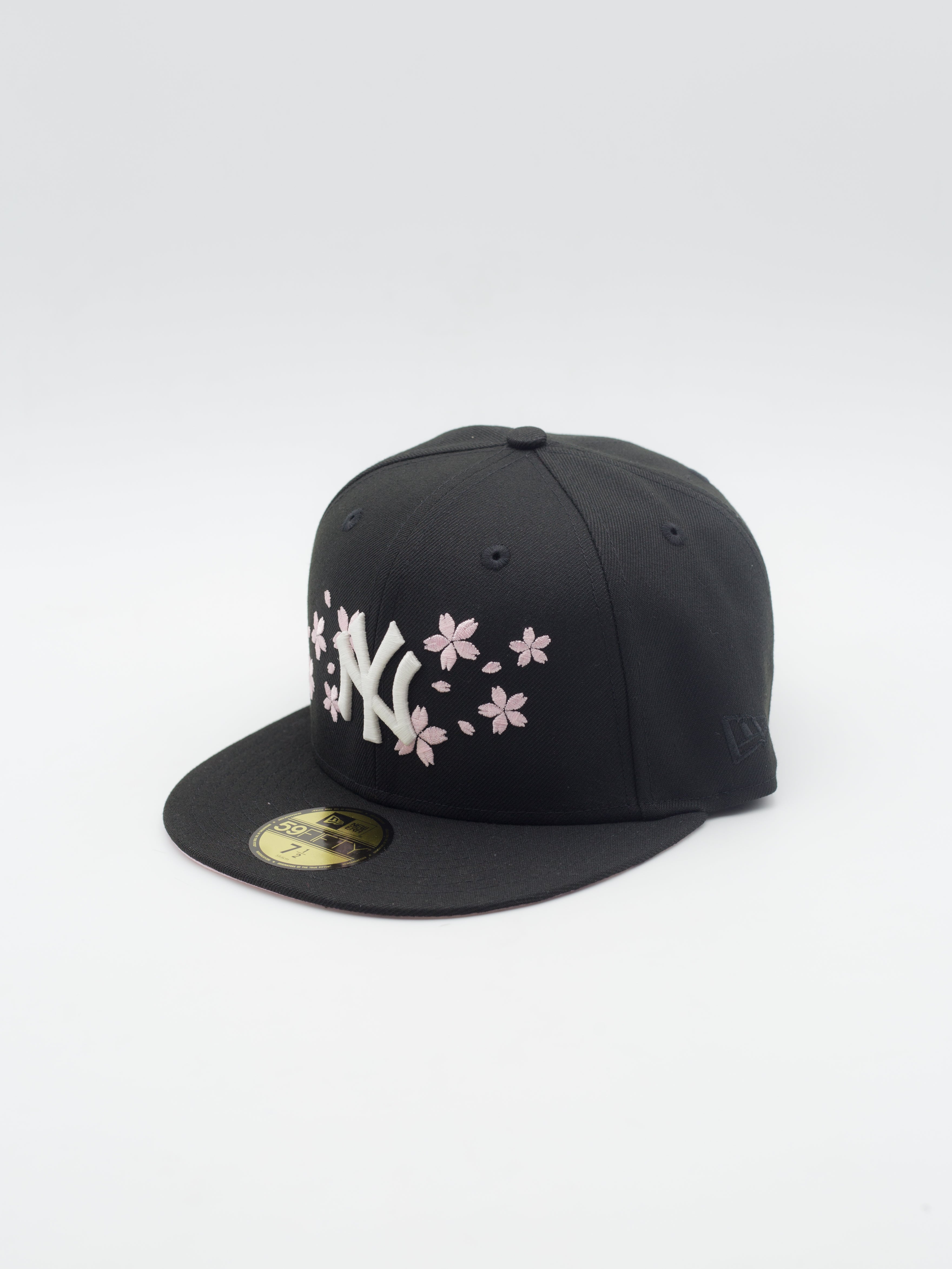 59FIFTY Pink Flowers New York Yankees Black