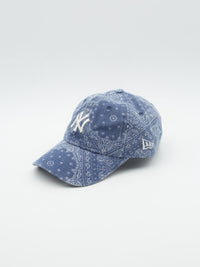 9TWENTY Washed Paisley New York Yankees Blue