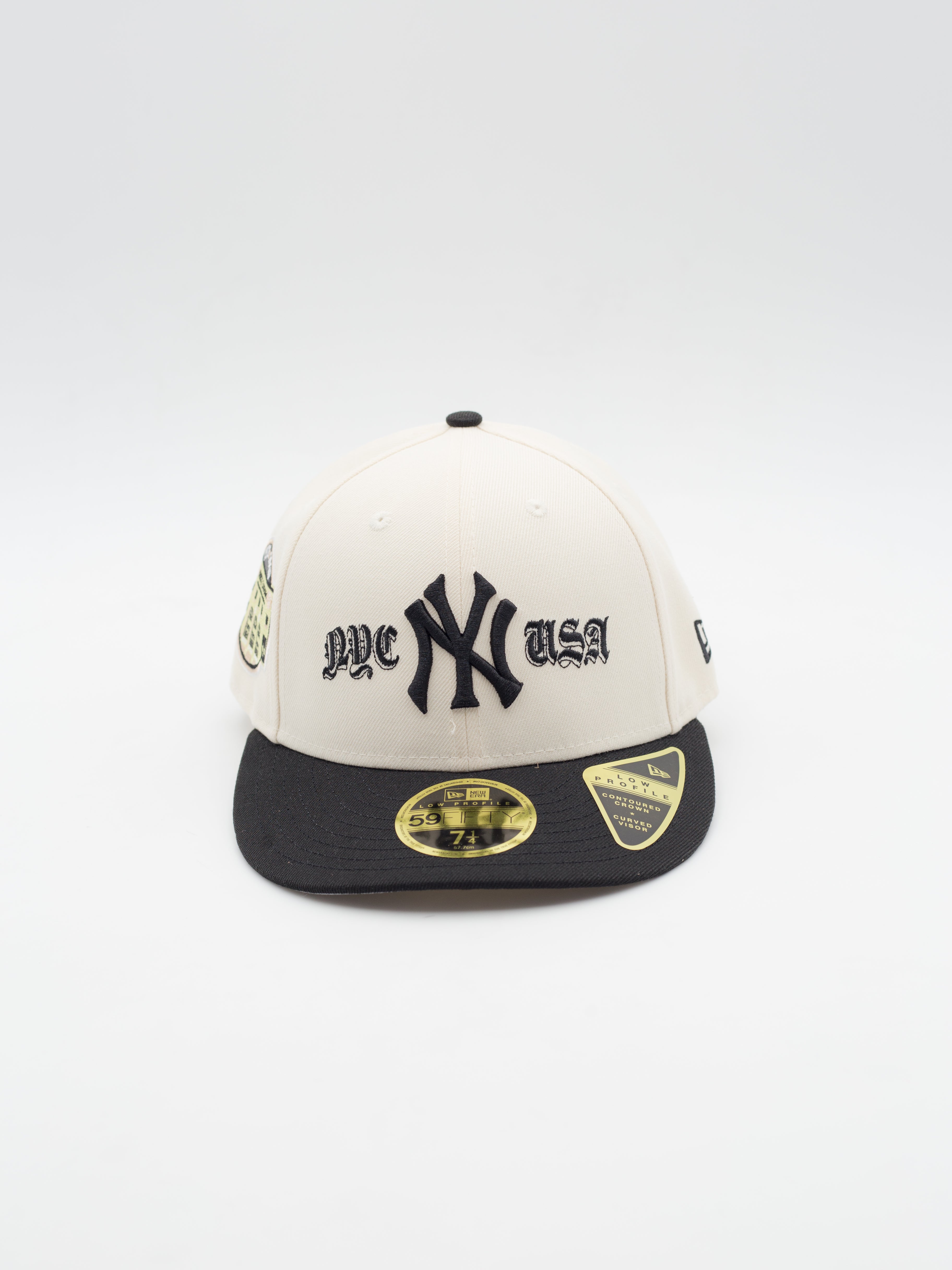 59FIFTY Cooperstown Logo New York Yankees Beige/Black
