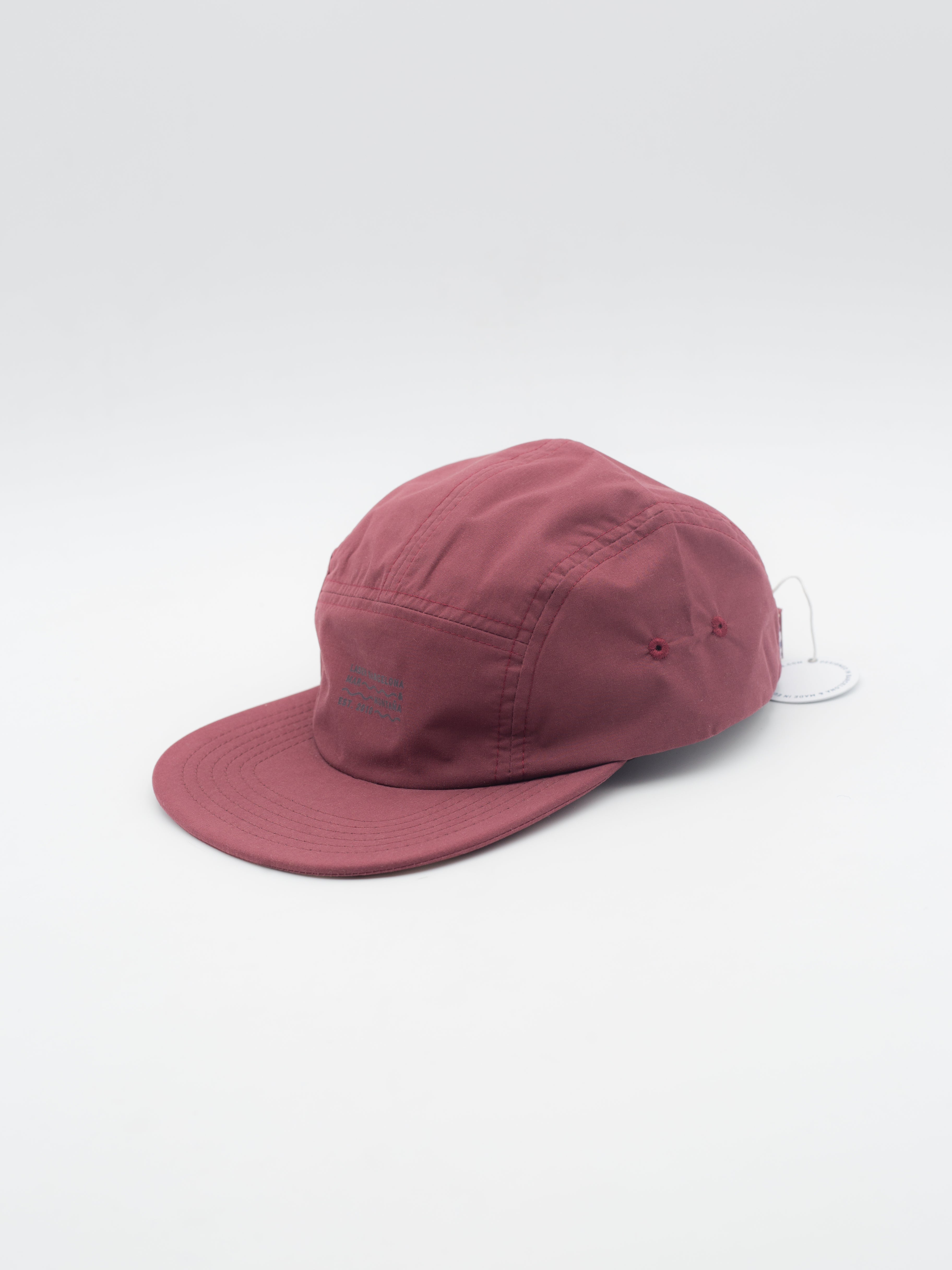 Borne Tech Hat 5 Panel Burgundy