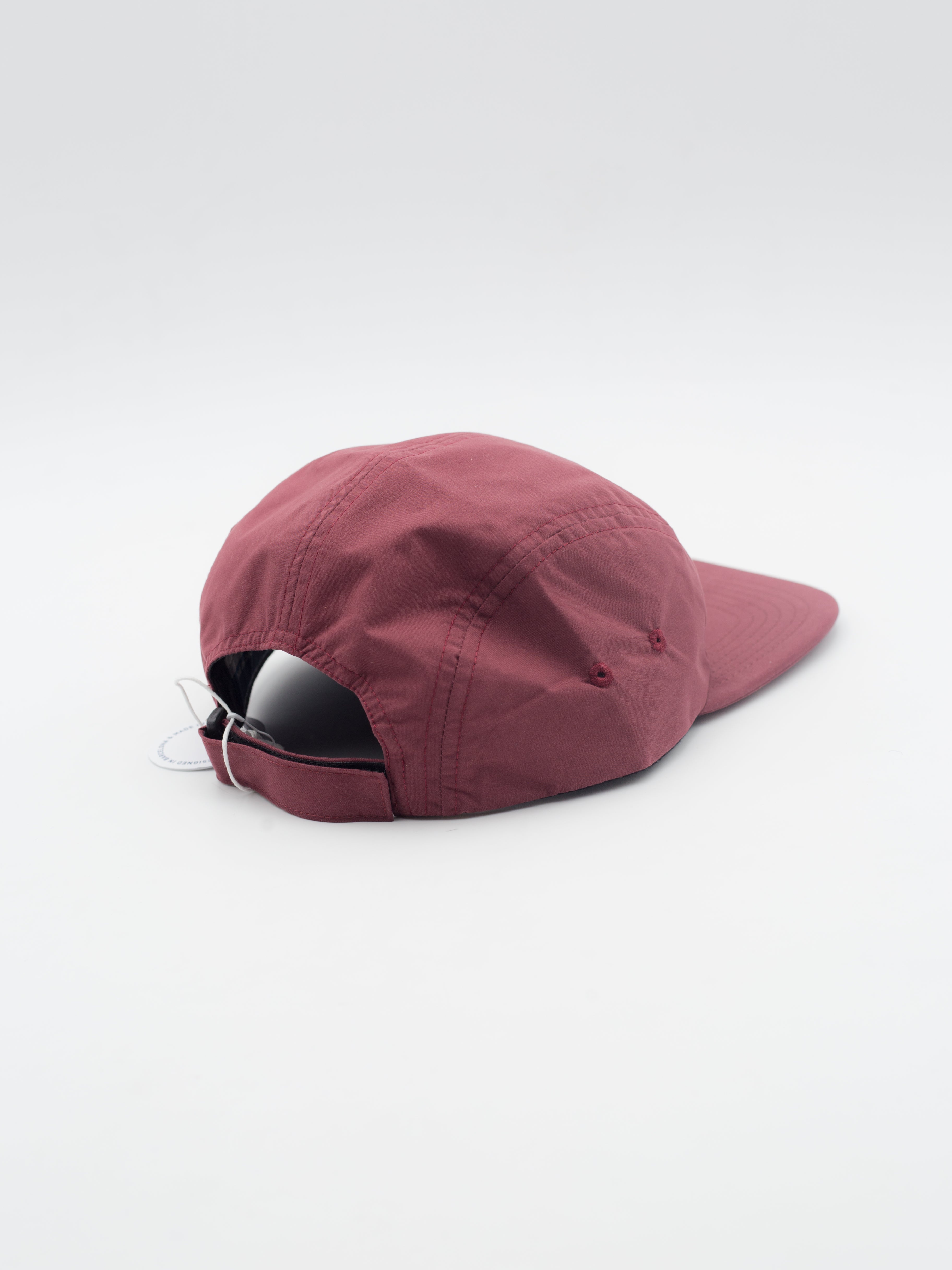Borne Tech Hat 5 Panel Burgundy