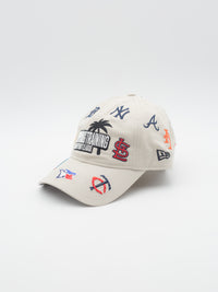 9TWENTY Spring Training Scatter Grapefruit League Khaki