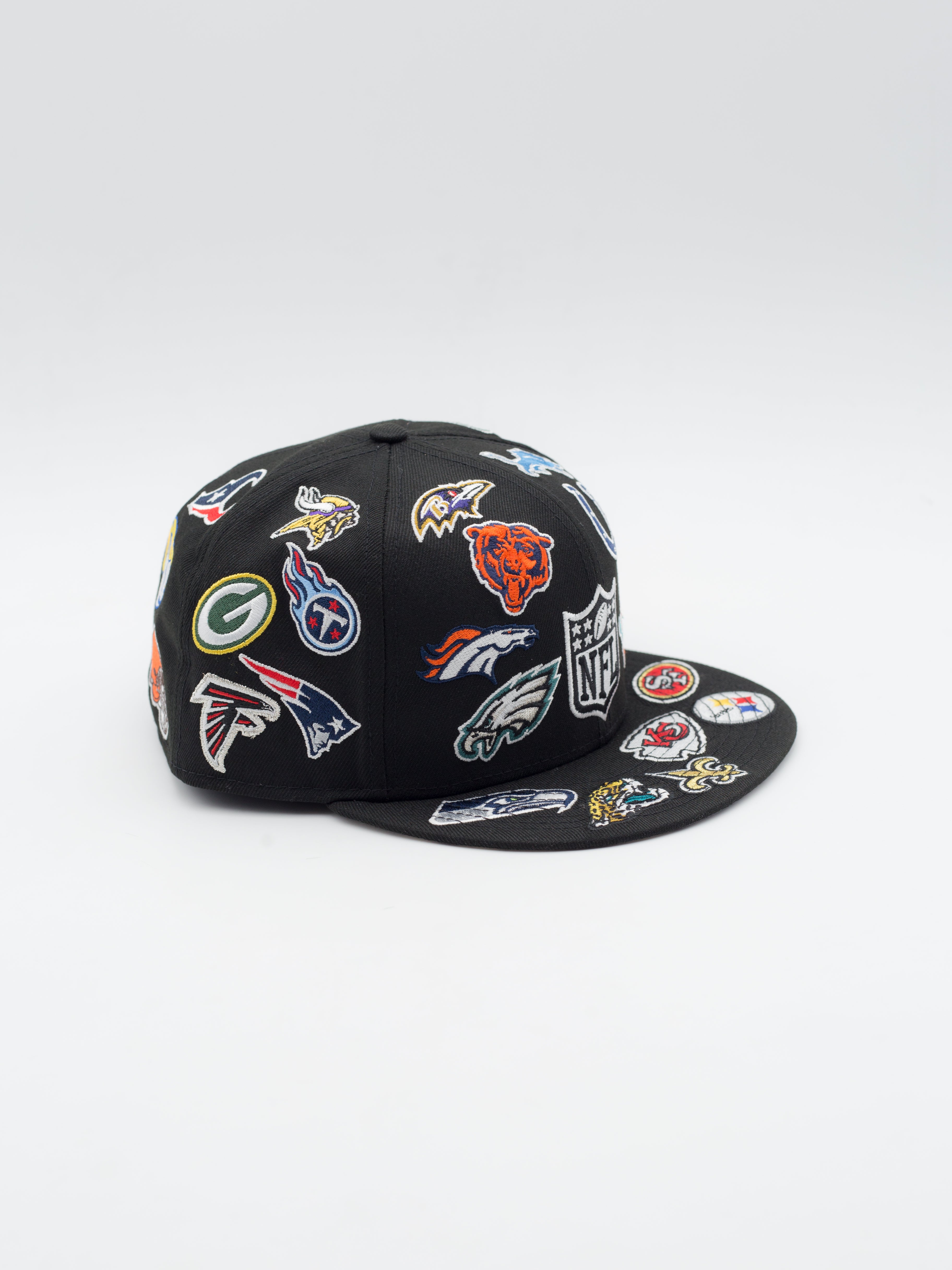 59FIFTY All Over NFL Teams Black