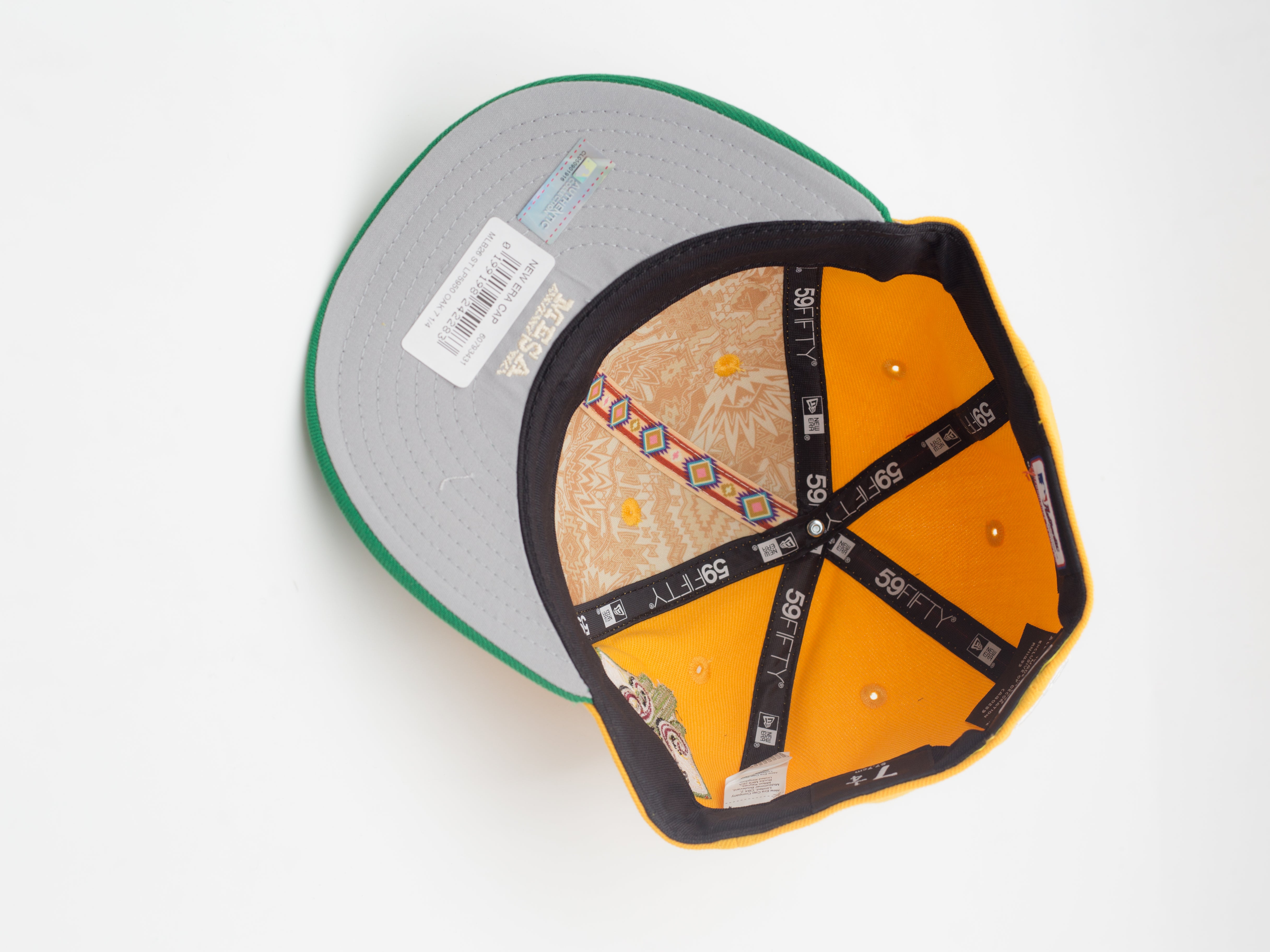 59FIFTY Sping Training Oakland Athletics Yellow/Green