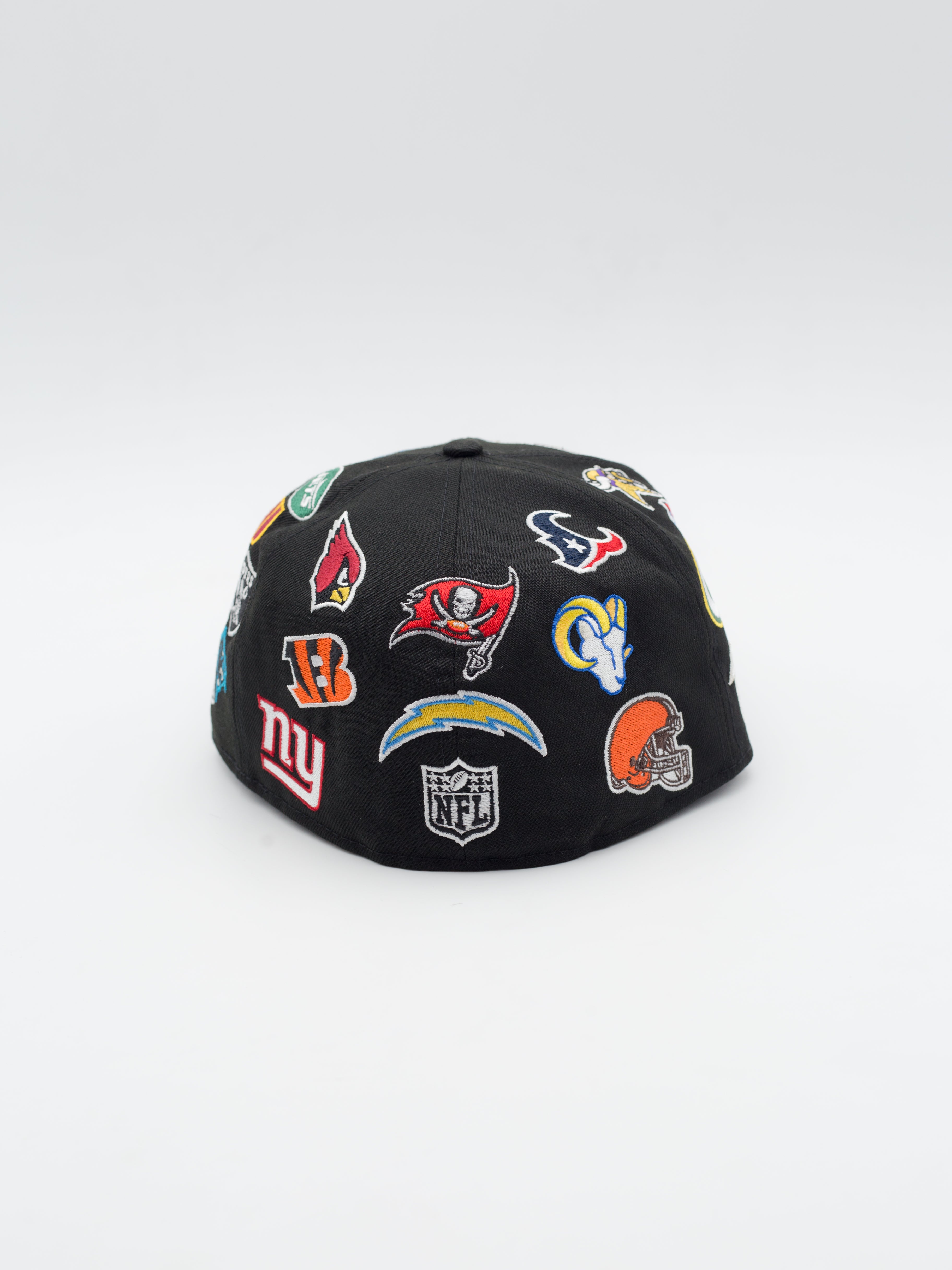 59FIFTY All Over NFL Teams Black