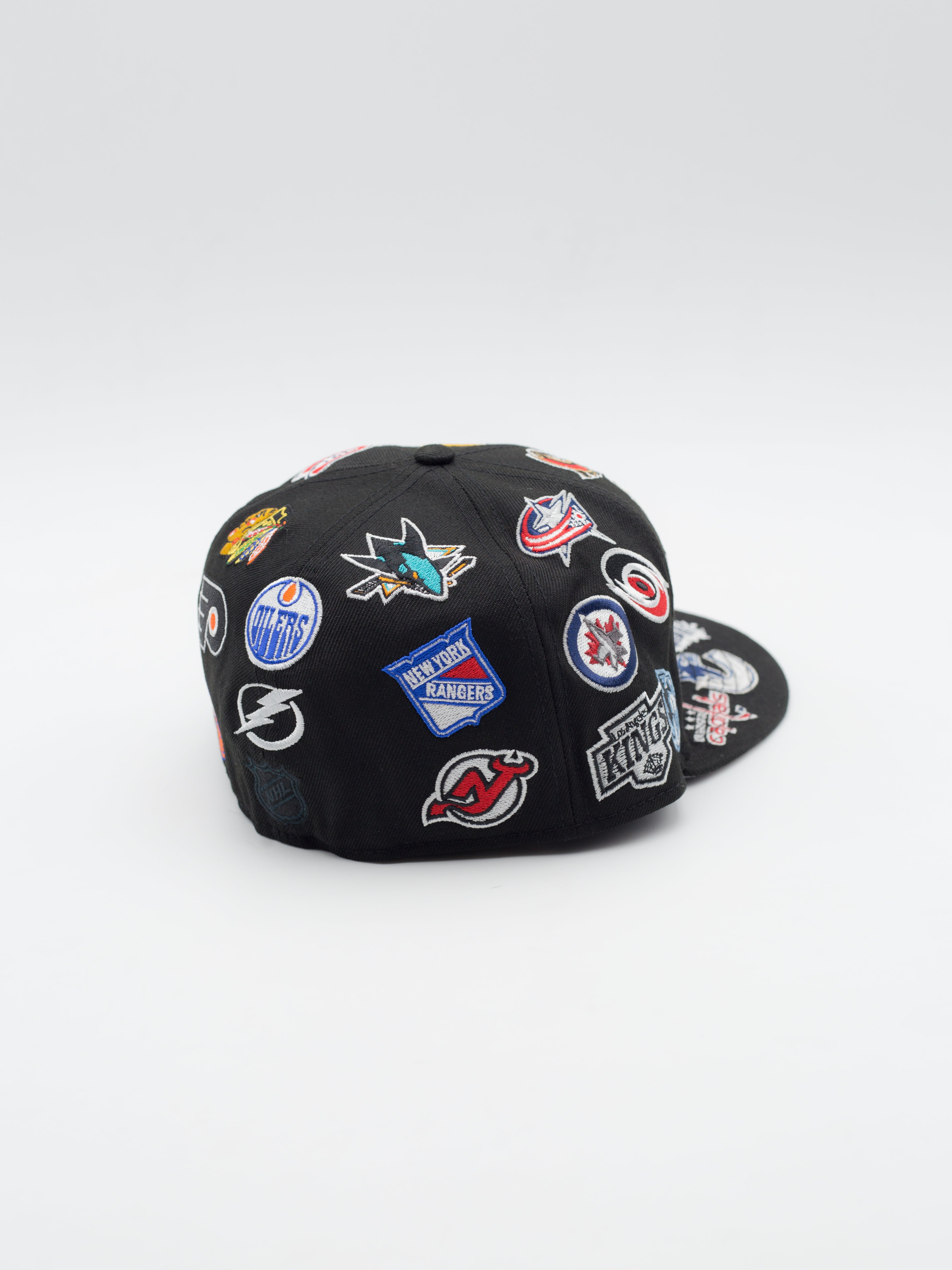 59FIFTY All Over NHL Teams Black