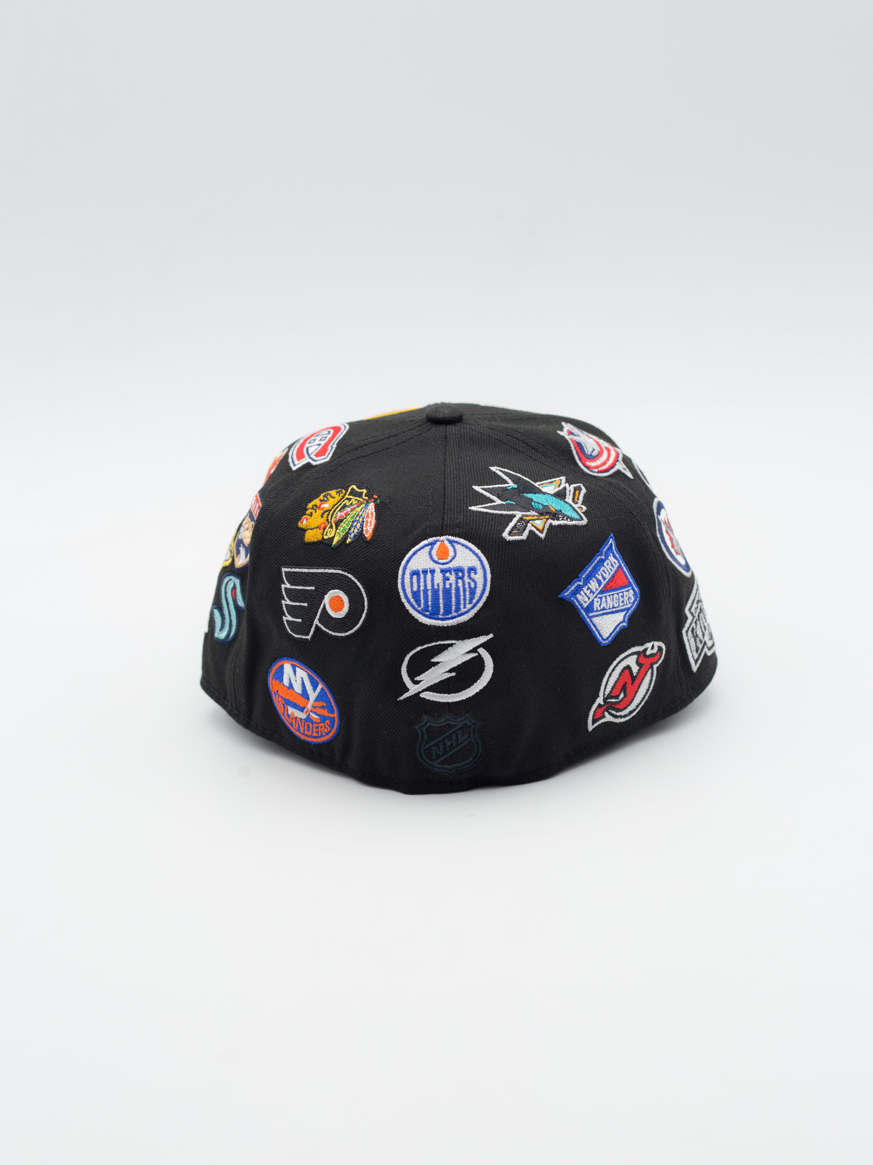 59FIFTY All Over NHL Teams Black