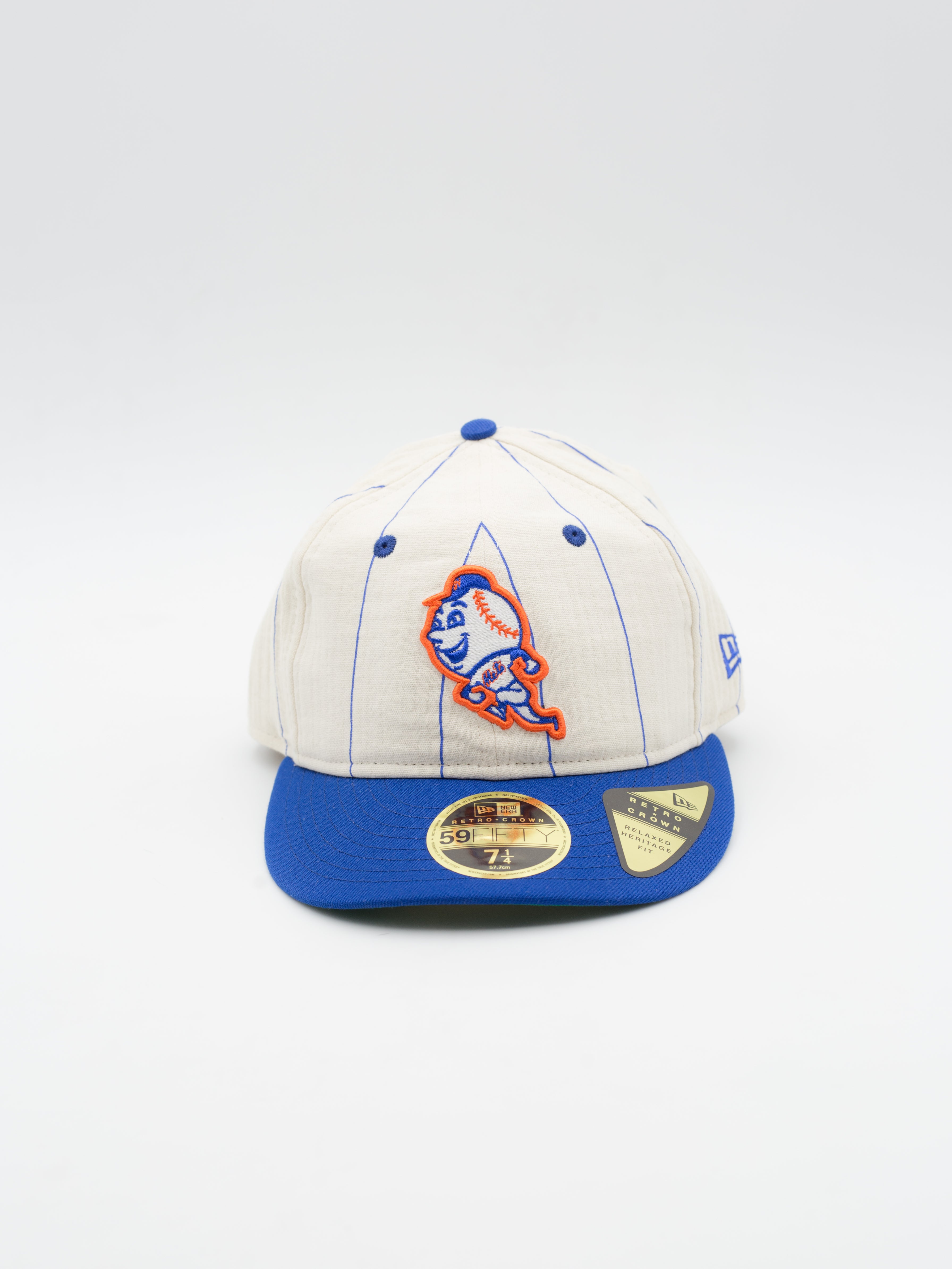 59FIFTY Retro Crown Pinstripe Linen Mascot New York Mets