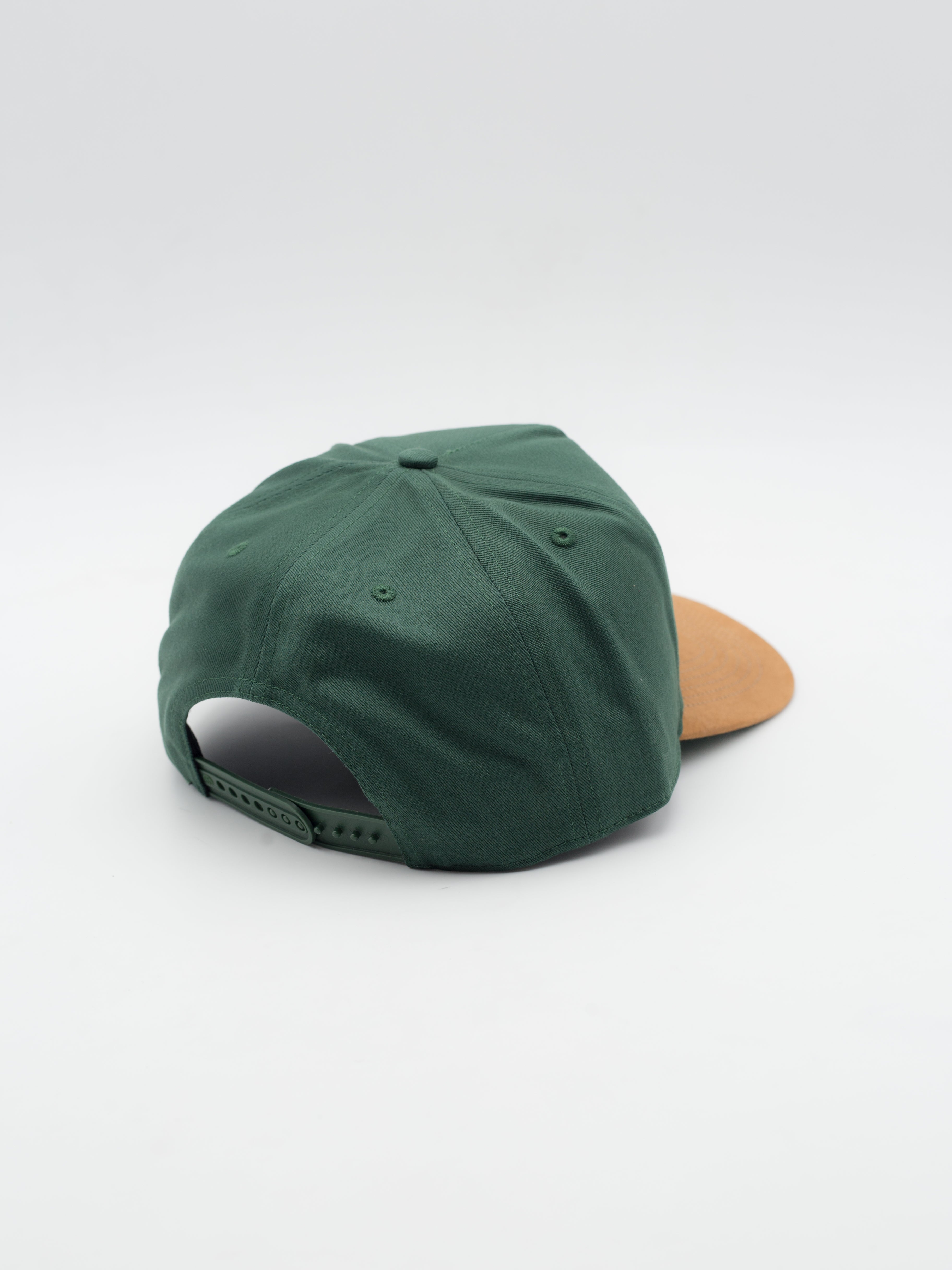 HITCH Brentwood Suede Oakland Athletics Snapback Green
