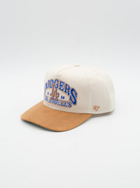 HITCH Brentwood Suede Los Angeles Dodgers Snapback Natural