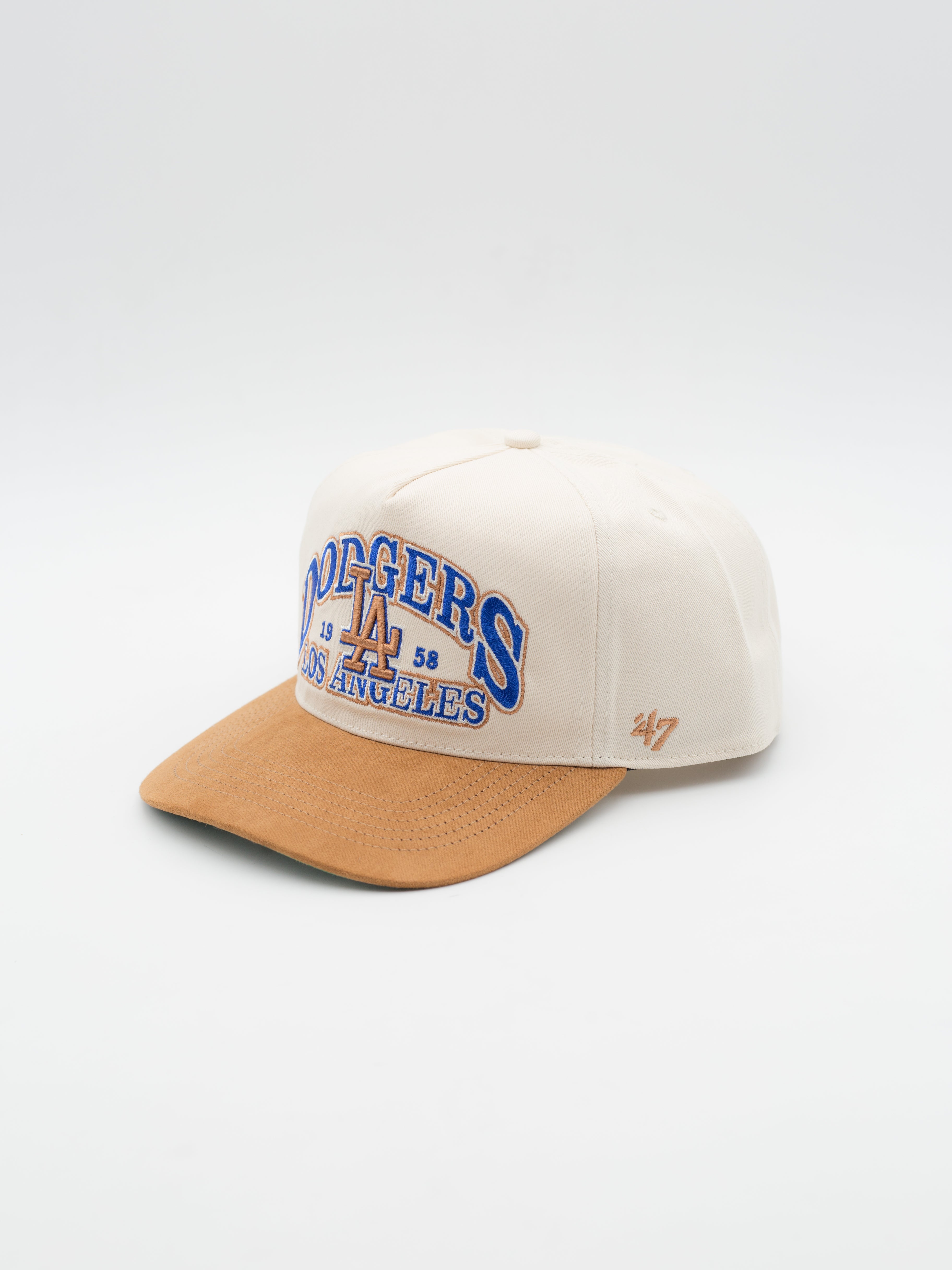 HITCH Brentwood Suede Los Angeles Dodgers Snapback Natural