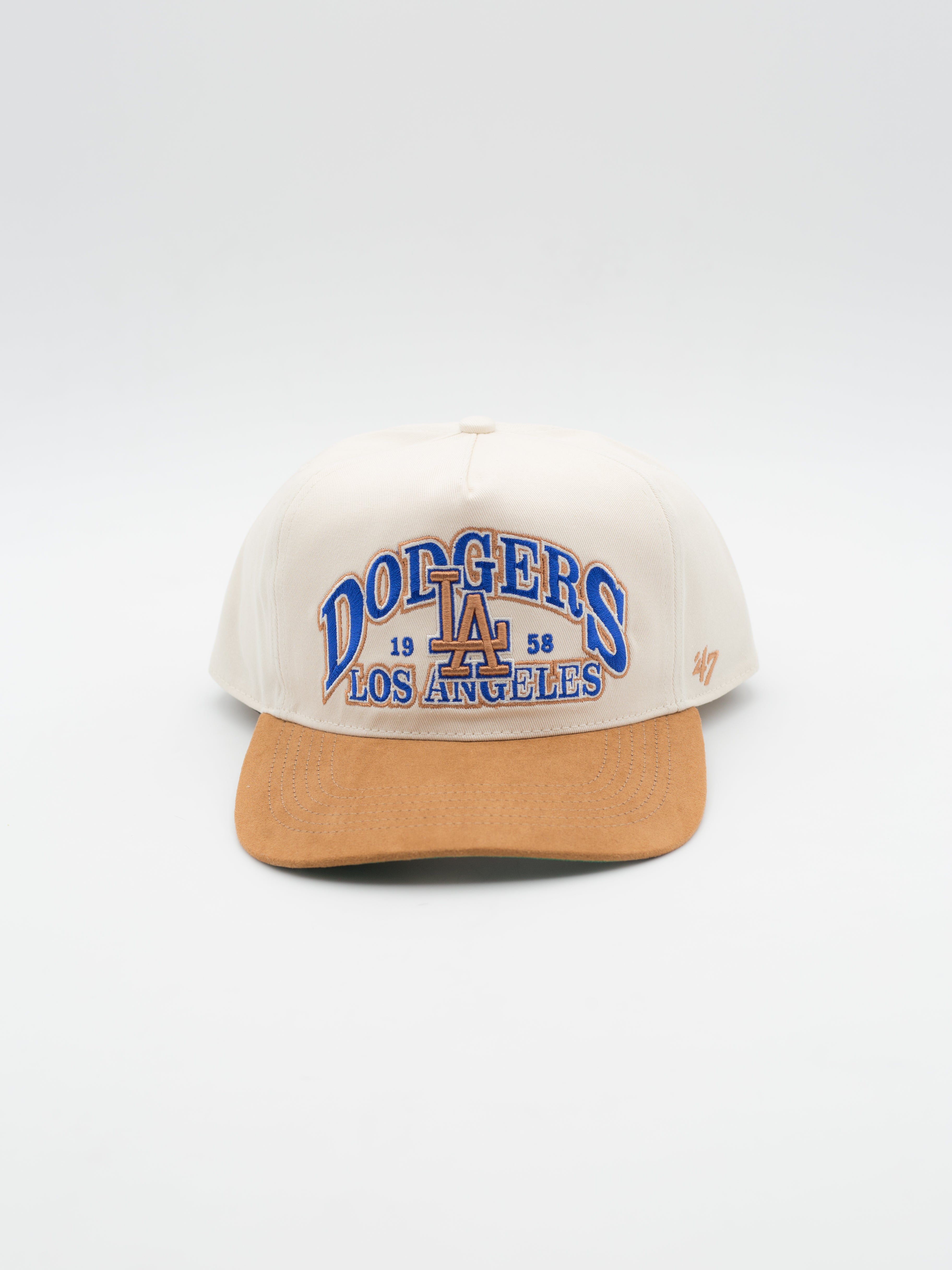 HITCH Brentwood Suede Los Angeles Dodgers Snapback Natural