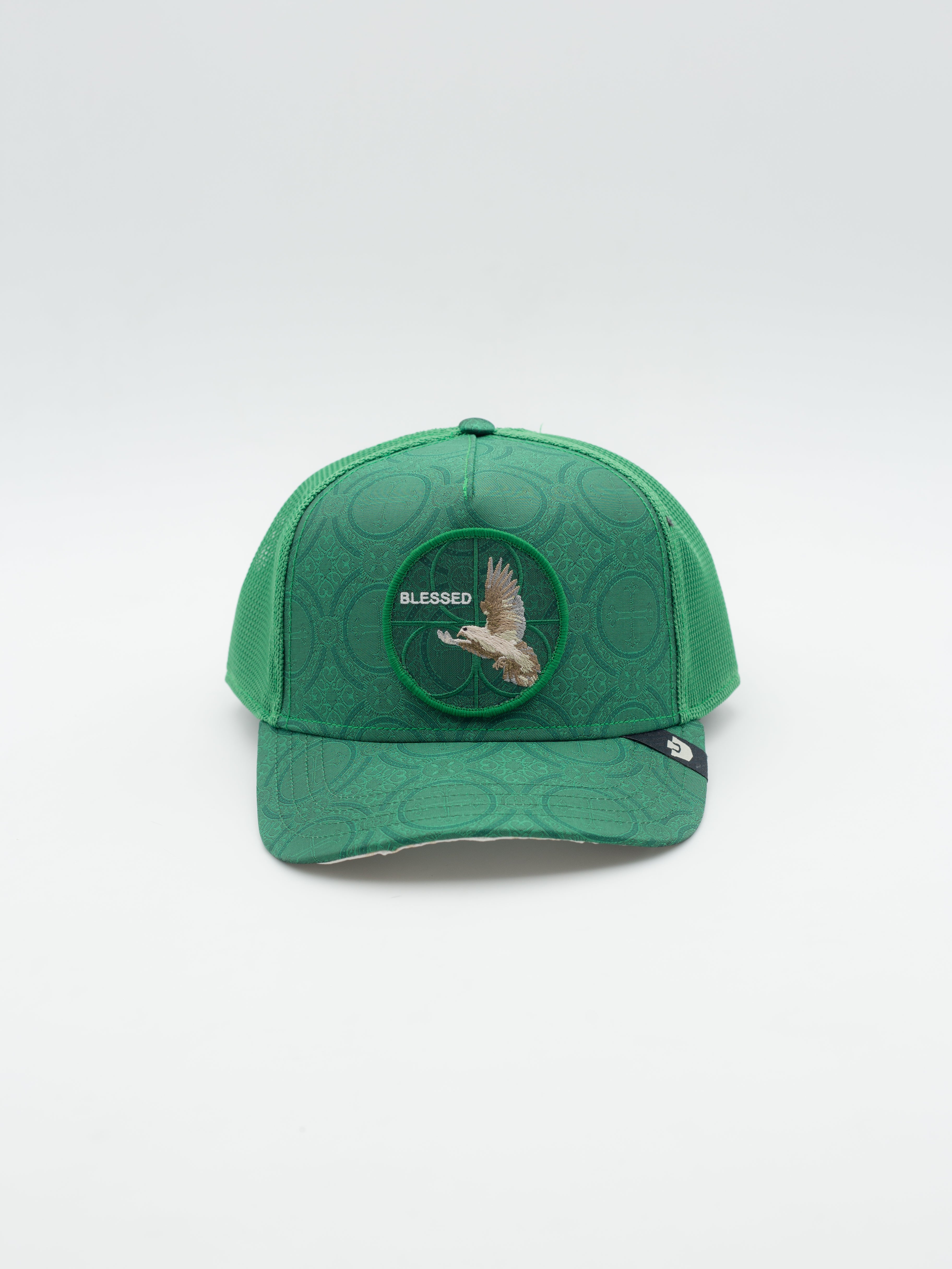 Religious Blessed Trucker Green