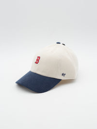 CLEAN UP Corduroy Base Runner Boston Red Sox Beige/Navy