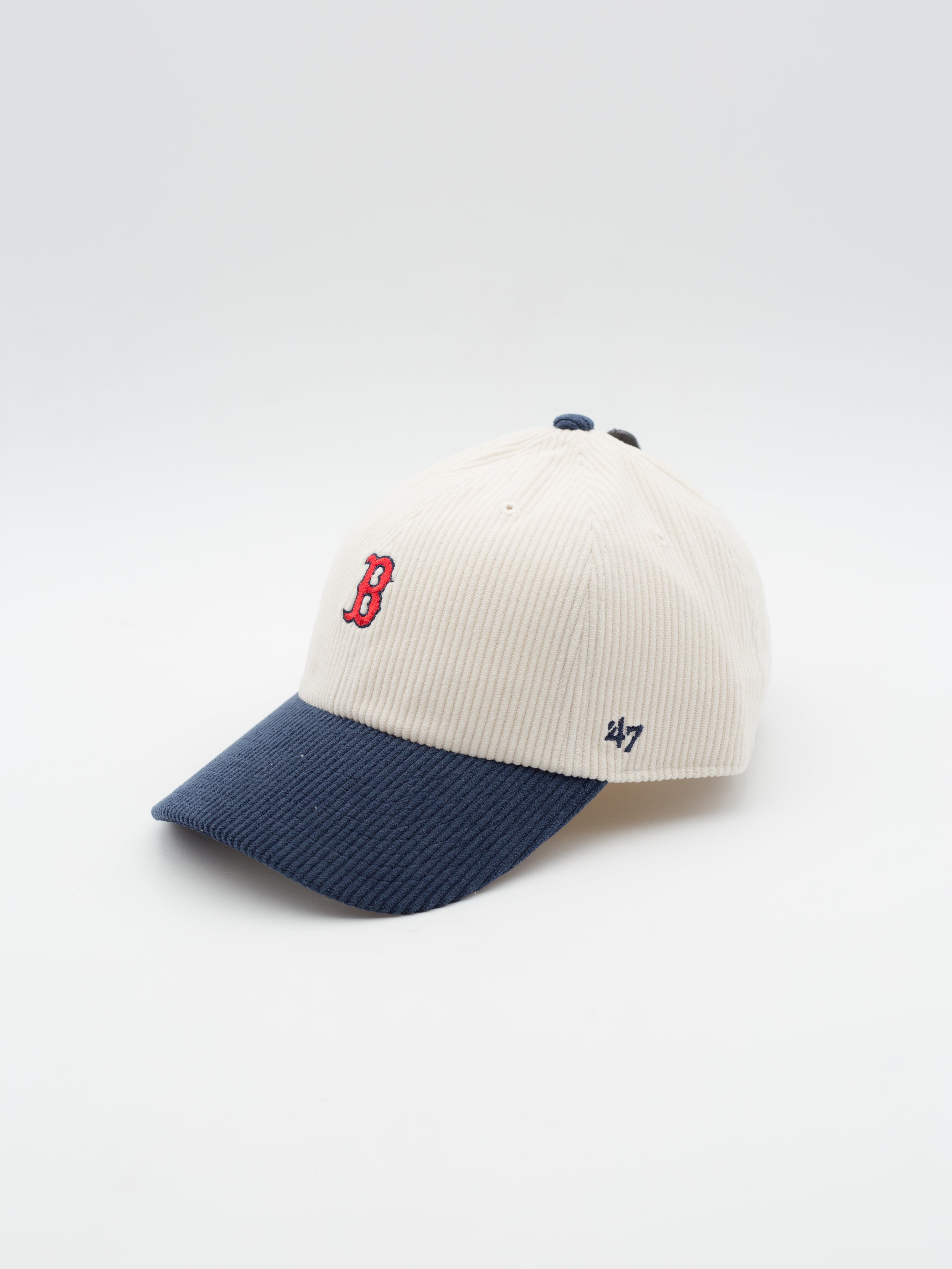 CLEAN UP Corduroy Base Runner Boston Red Sox Beige/Navy