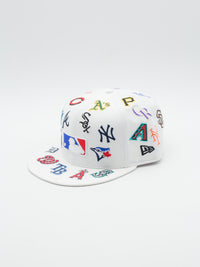 59FIFTY All Over MLB Teams White
