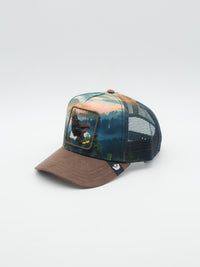 Eagle In The Element Trucker Brown