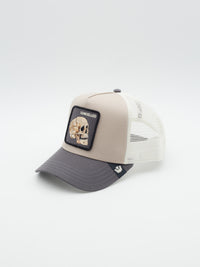 Cancelled Skull Trucker Brown/White