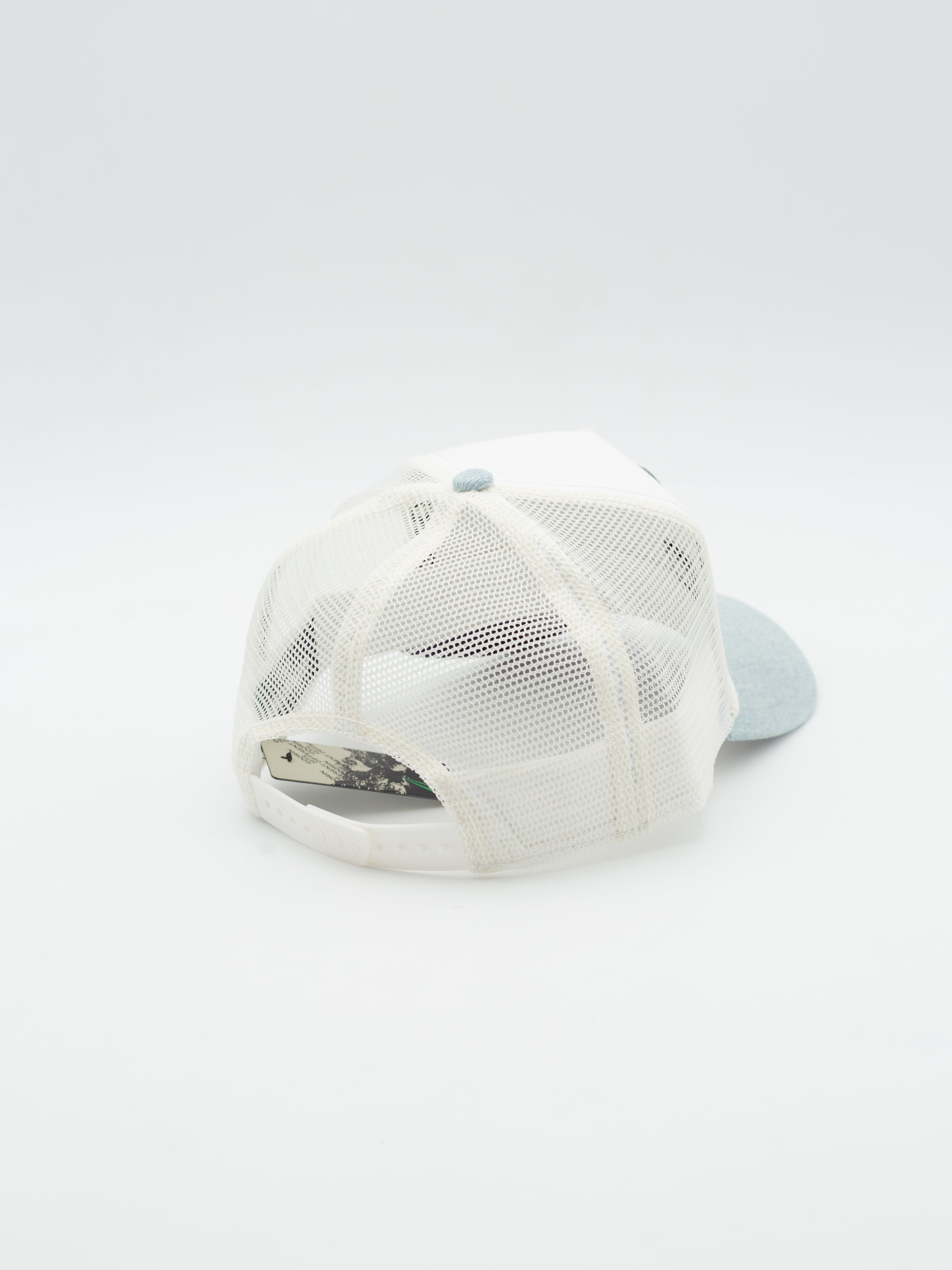 Denim Panther Trucker White/Blue